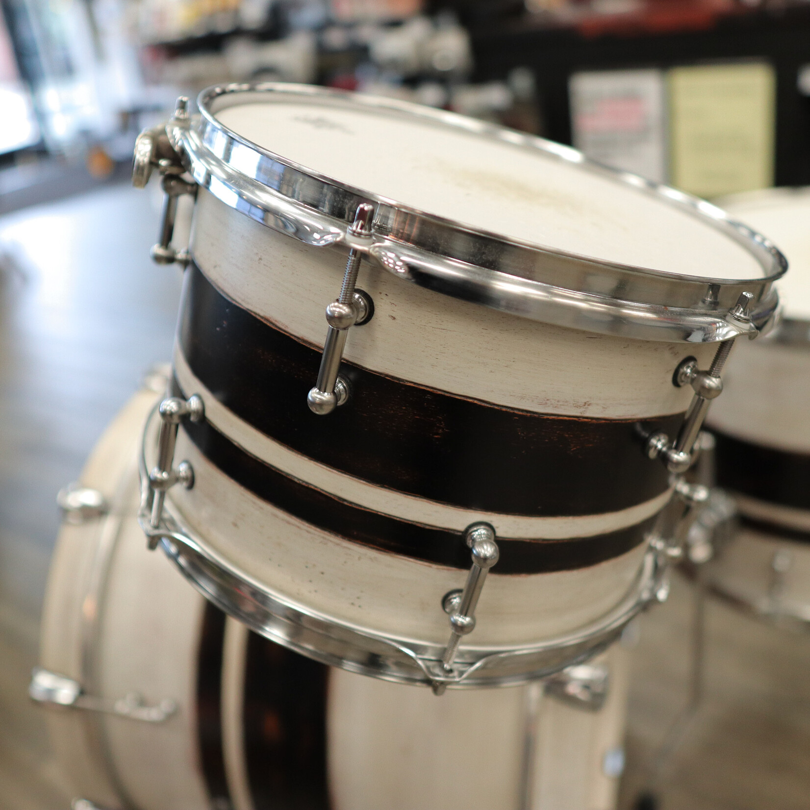 MBW Custom Drums Pre-Owned MBW Custom Drums 3-Piece Maple Shell Pack 12,16,22