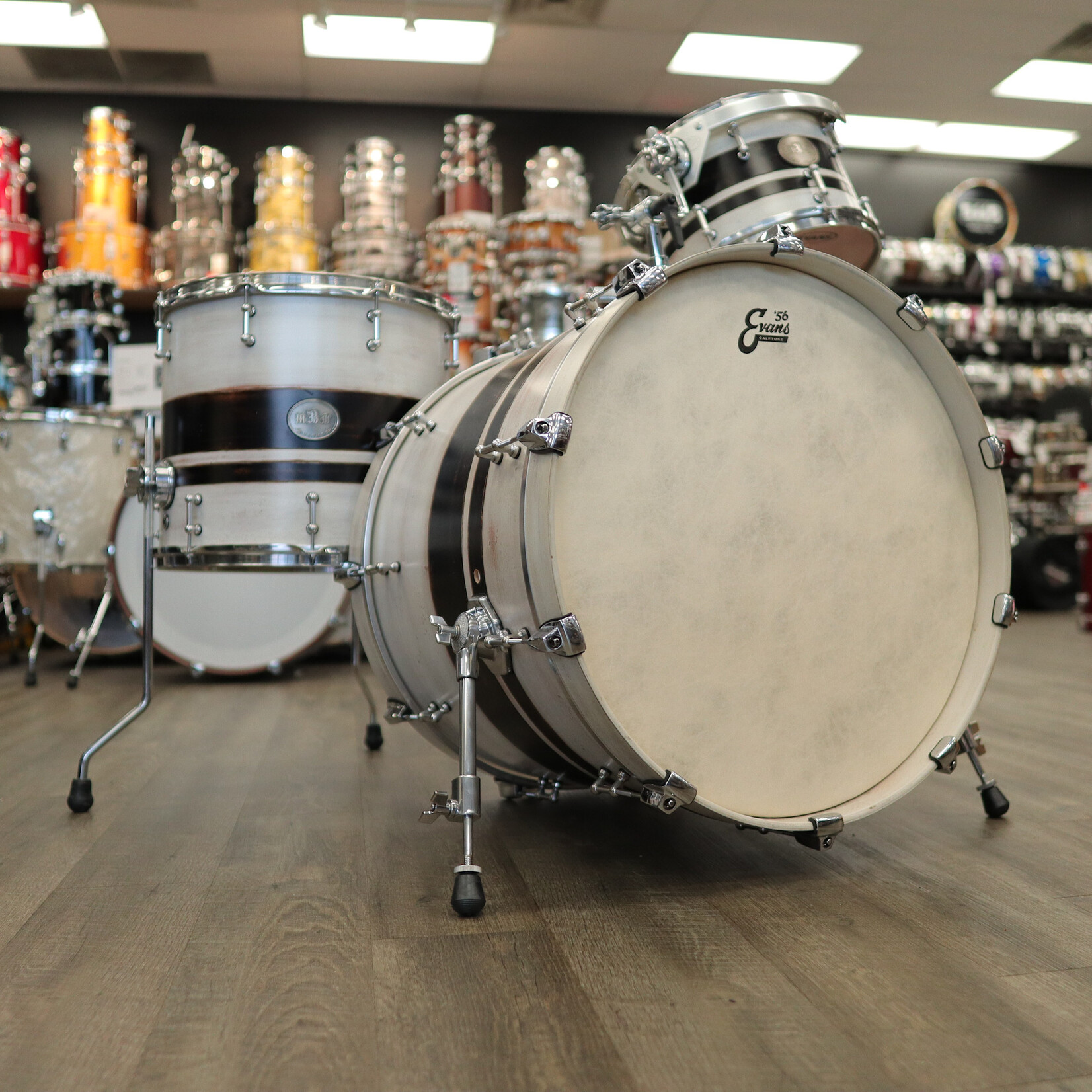 MBW Custom Drums Pre-Owned MBW Custom Drums 3-Piece Maple Shell Pack 12,16,22