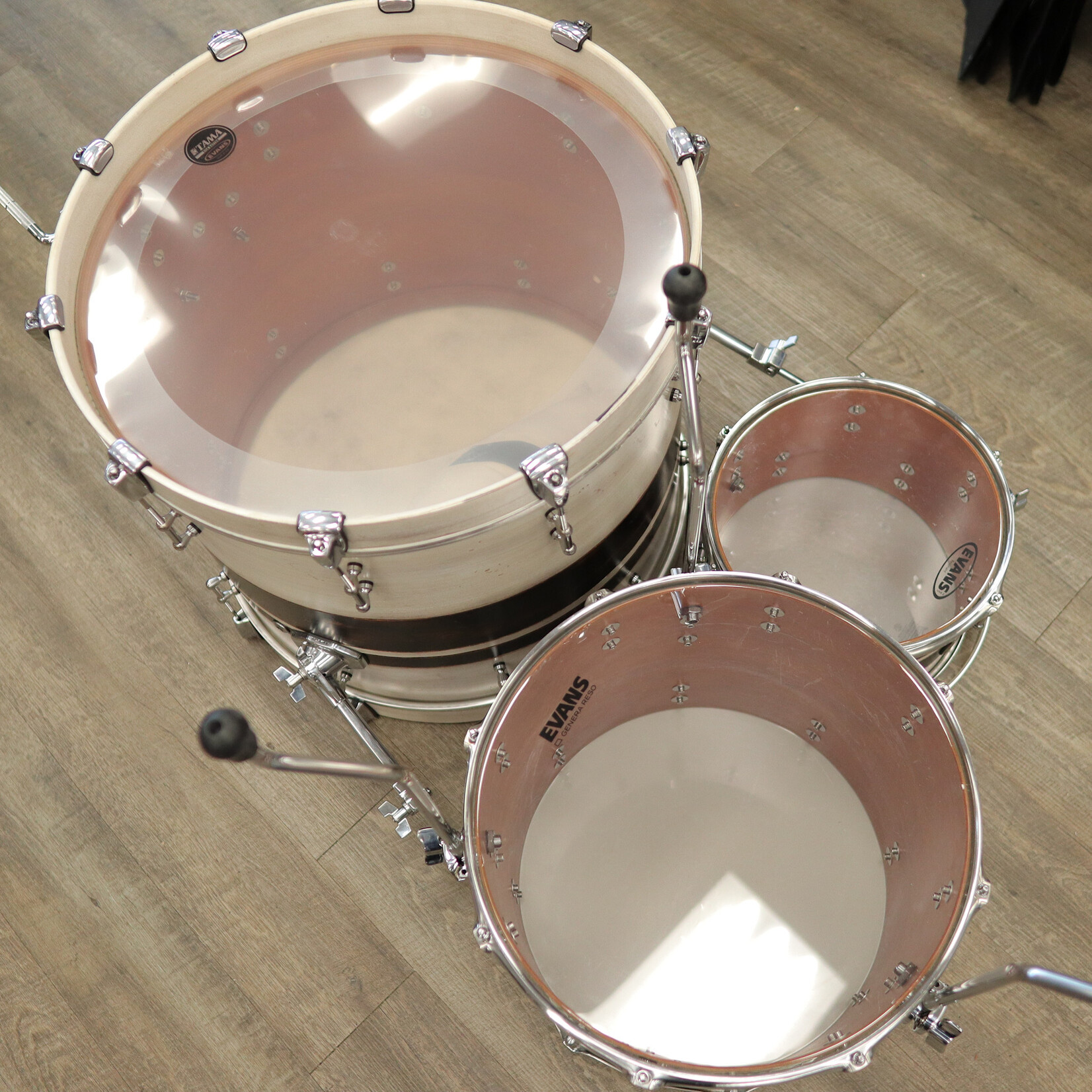 MBW Custom Drums Pre-Owned MBW Custom Drums 3-Piece Maple Shell Pack 12,16,22