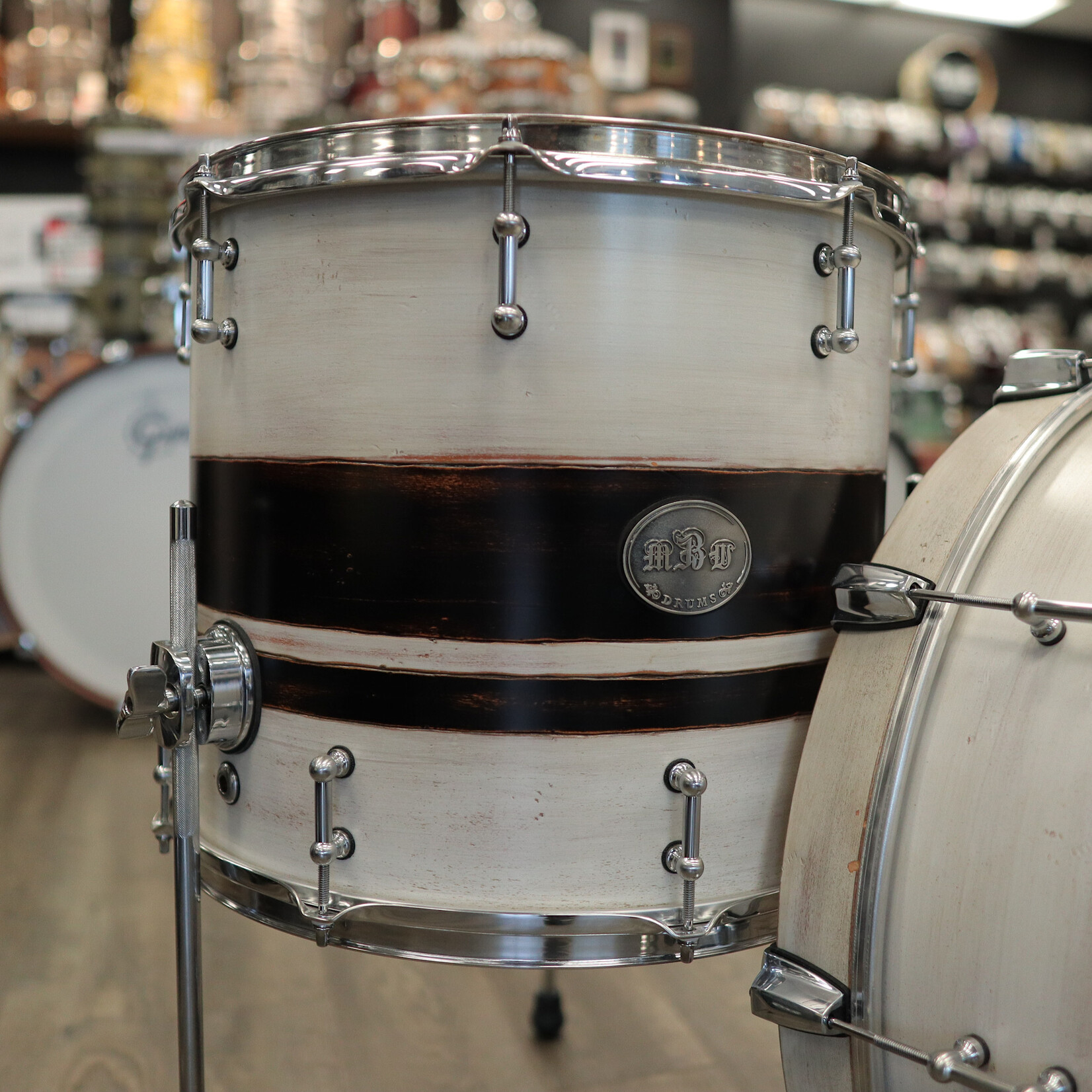 MBW Custom Drums Pre-Owned MBW Custom Drums 3-Piece Maple Shell Pack 12,16,22