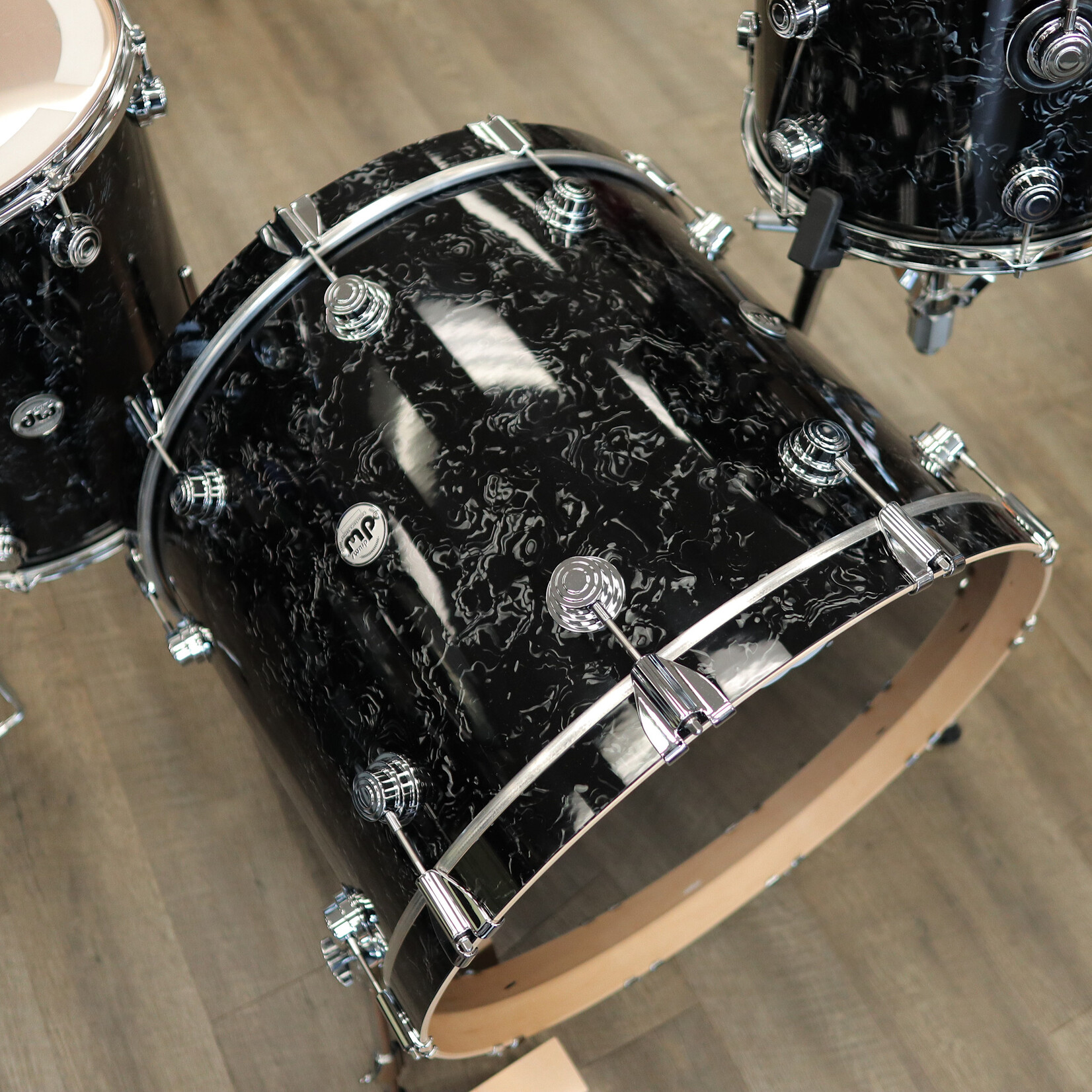 DW DW Collector's Pure Maple Standard 3-pc Shell Pack 13/16/24 (Black Velvet)