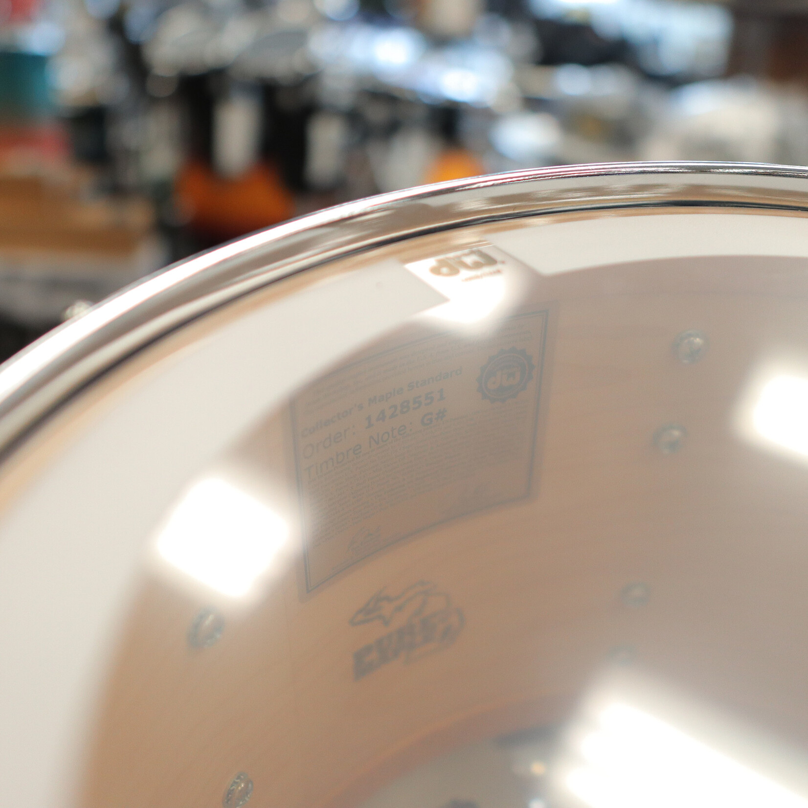 DW DW Collector's Pure Maple Standard 3-pc Shell Pack 13/16/24 (Black Velvet)