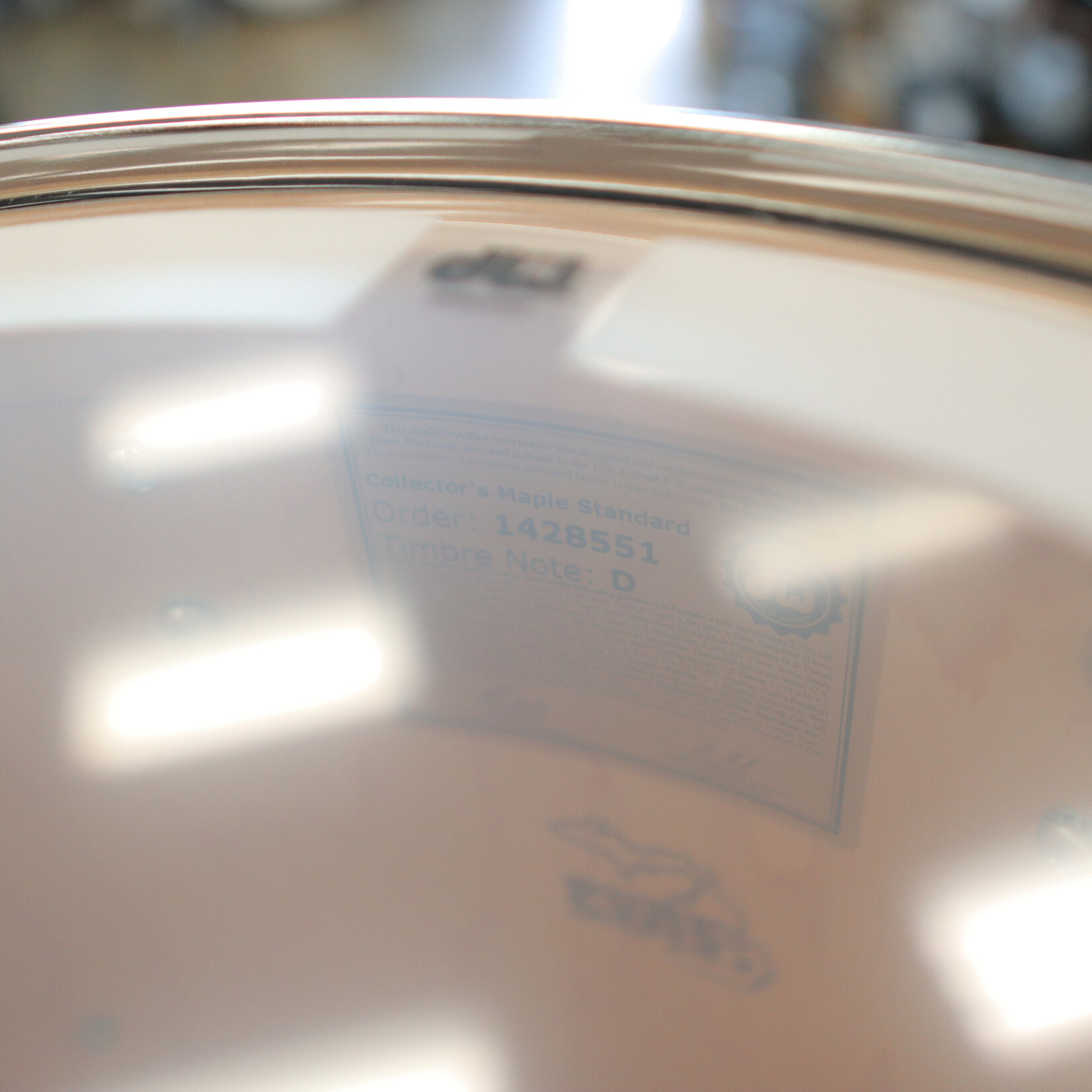 DW DW Collector's Pure Maple Standard 3-pc Shell Pack 13/16/24 (Black Velvet)