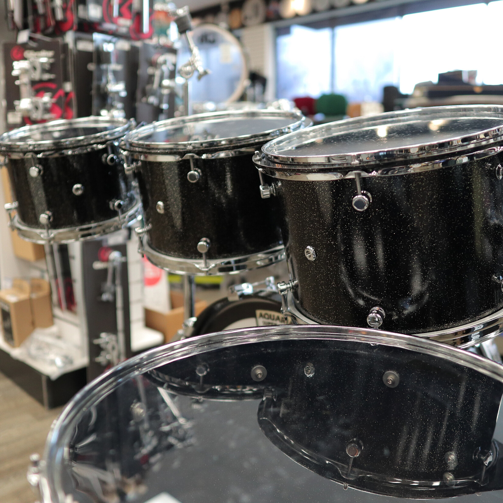 Trick Pre-Owned Trick Drums USA Aluminum 6-PC Shell Pack 10/12/13/16/18/22