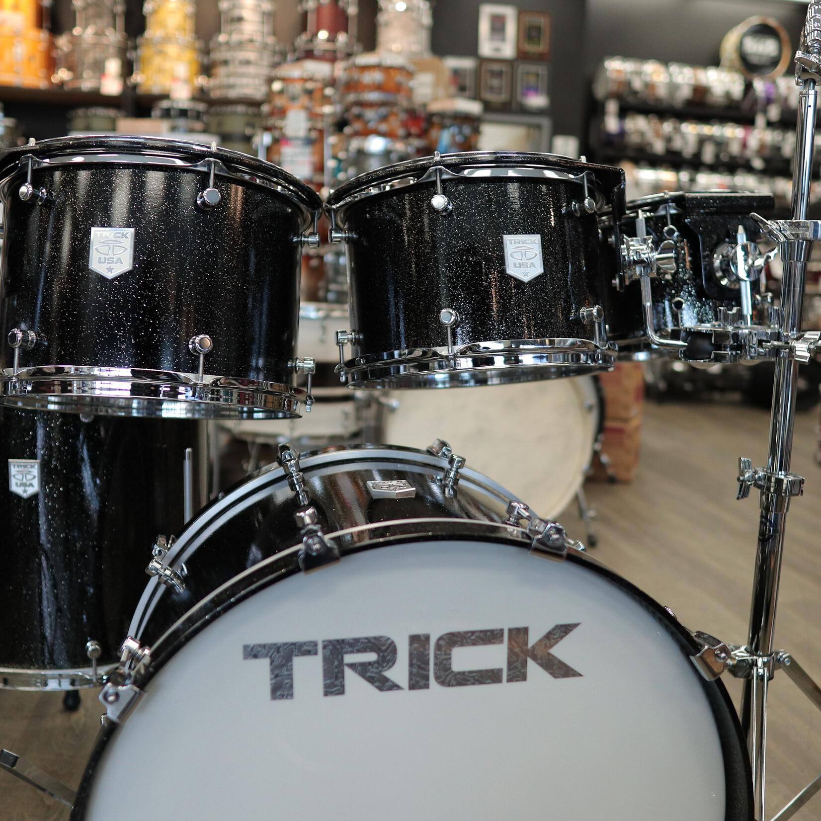 Trick Pre-Owned Trick Drums USA Aluminum 6-PC Shell Pack 10/12/13/16/18/22