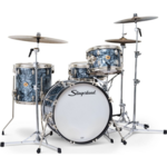 Slingerland Slingerland 4-pc Radio King Shell Pack 20/12/14/5.5x14 (Black Diamond w/ Nickel HW)