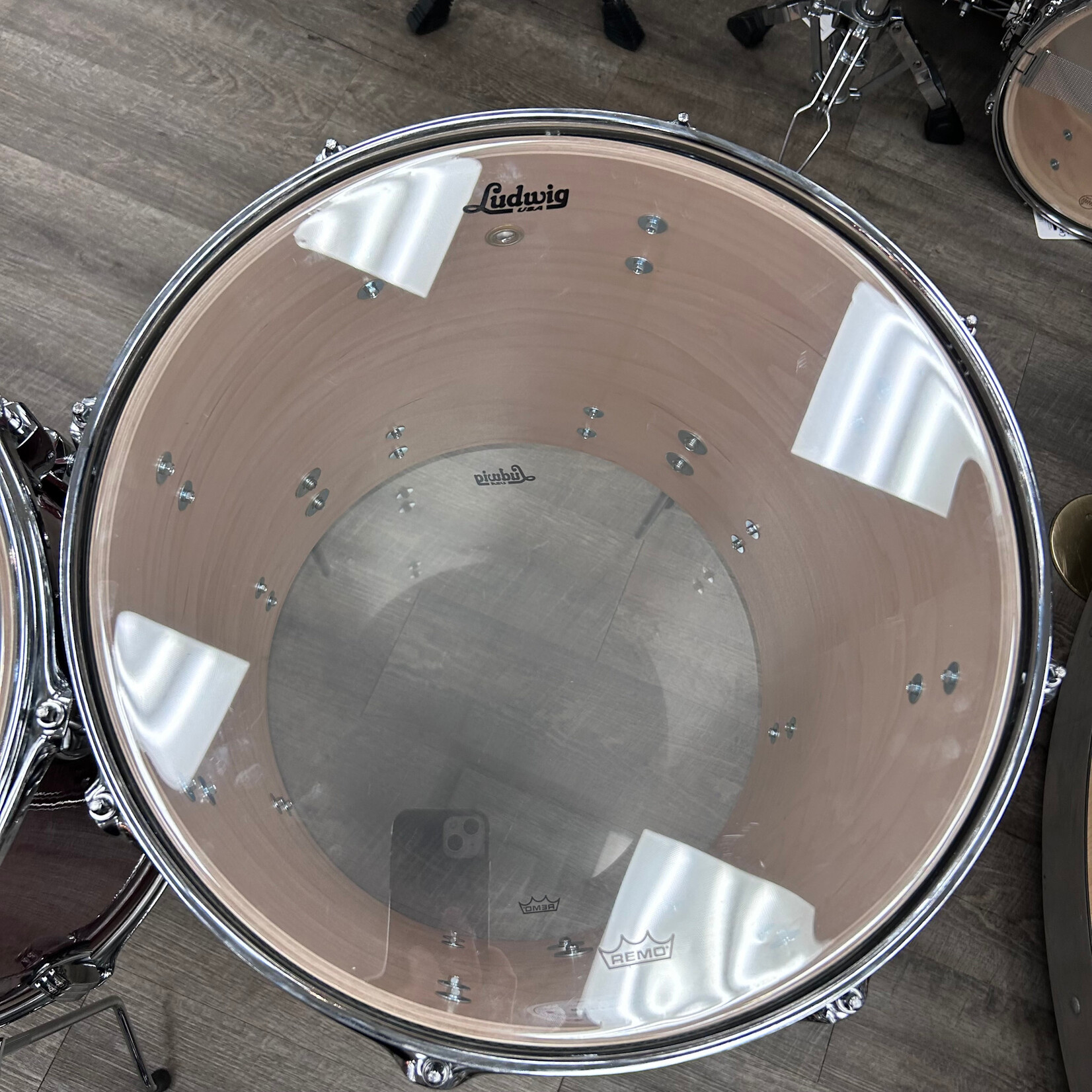 Ludwig Pre-Owned Ludwig Classic Maple 12/14/16/26 (Hybrid Copper Sparkle)