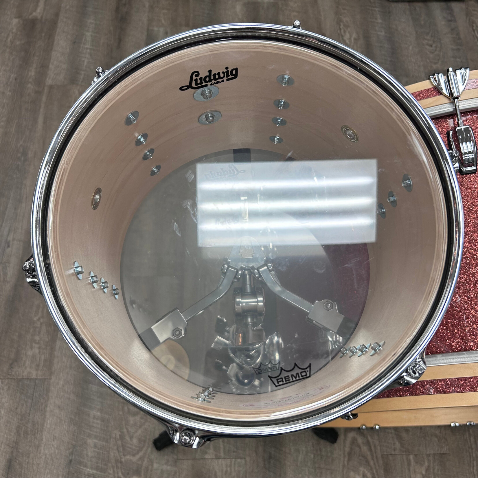 Ludwig Pre-Owned Ludwig Classic Maple 12/14/16/26 (Hybrid Copper Sparkle)