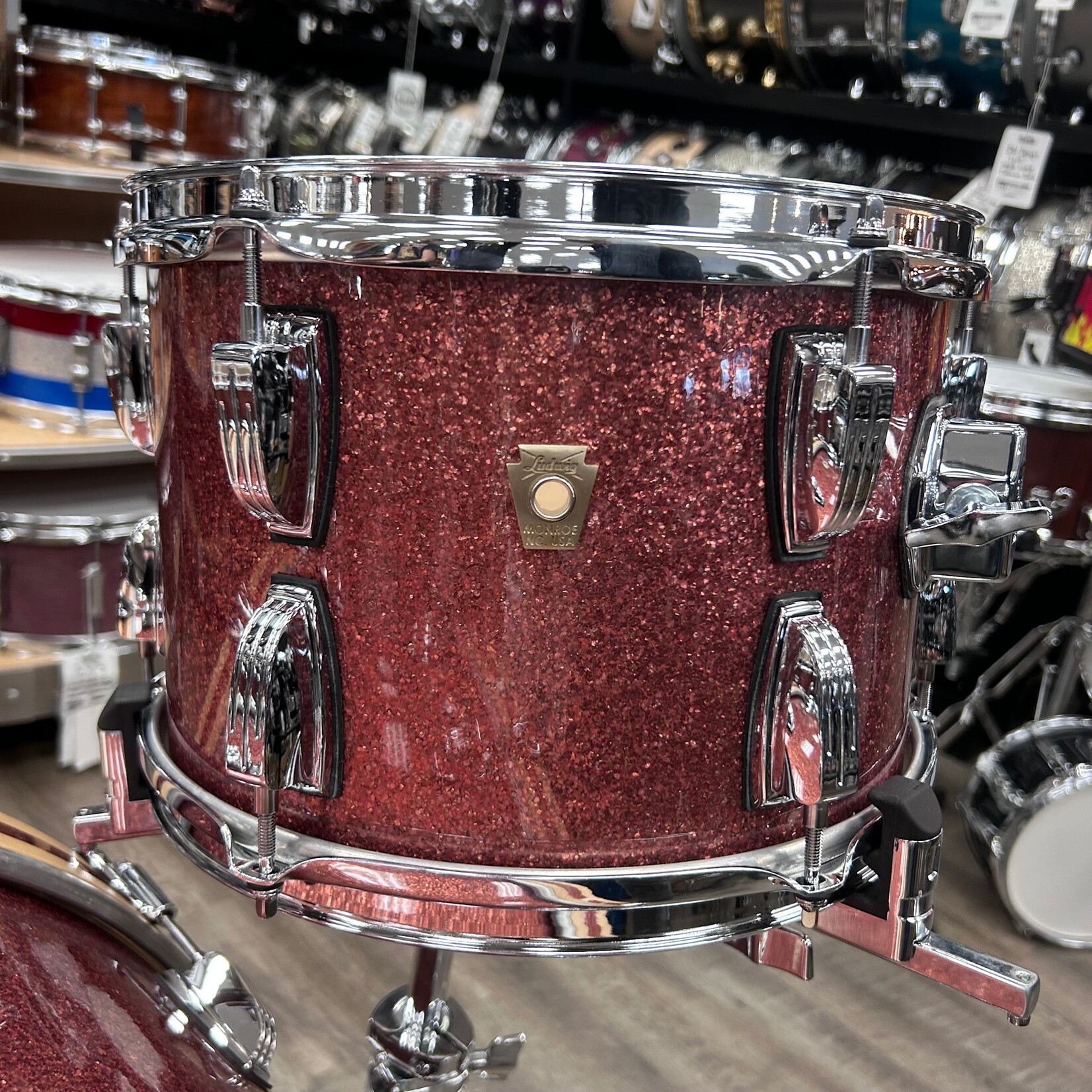 Ludwig Pre-Owned Ludwig Classic Maple 12/14/16/26 (Hybrid Copper Sparkle)