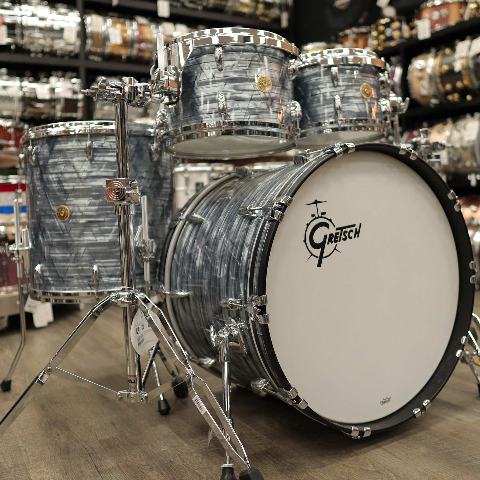 Gretsch Gretsch USA Custom 4-pc Shell Pack 22/10/12/16 (Sky Blue Pearl)