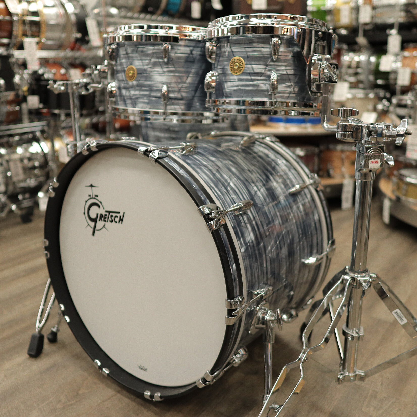 Gretsch Gretsch USA Custom 4-pc Shell Pack 22/10/12/16 (Sky Blue Pearl)