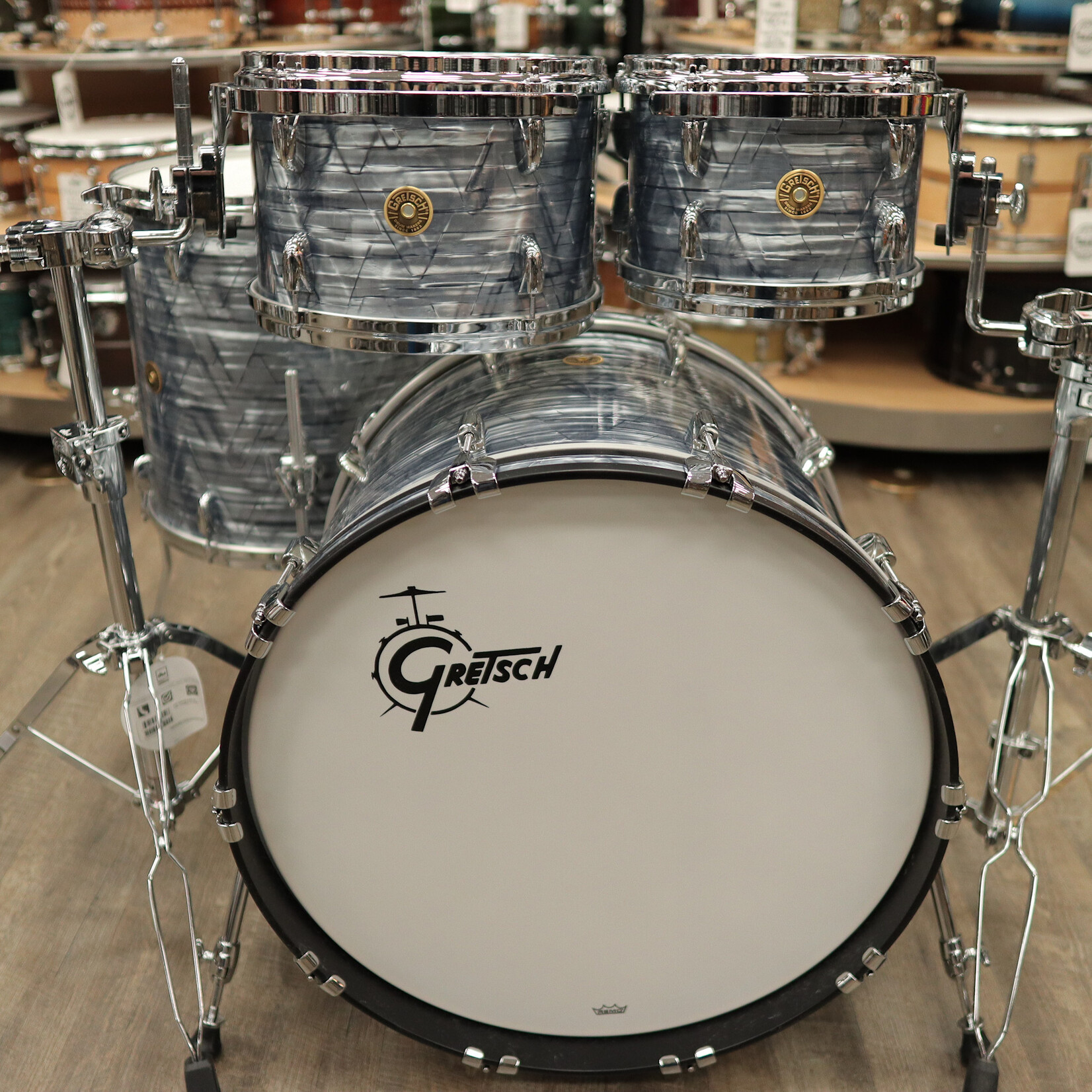 Gretsch Gretsch USA Custom 4-pc Shell Pack 22/10/12/16 (Sky Blue Pearl)