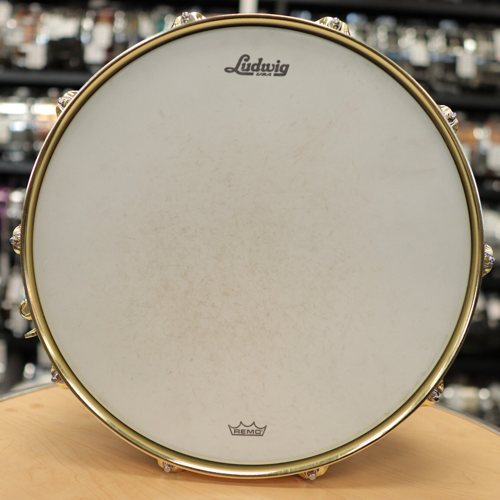 Ludwig Pre-Owned Ludwig BluePhonic 6.5x14" Snare Drum (Midnight Blue Metallic)