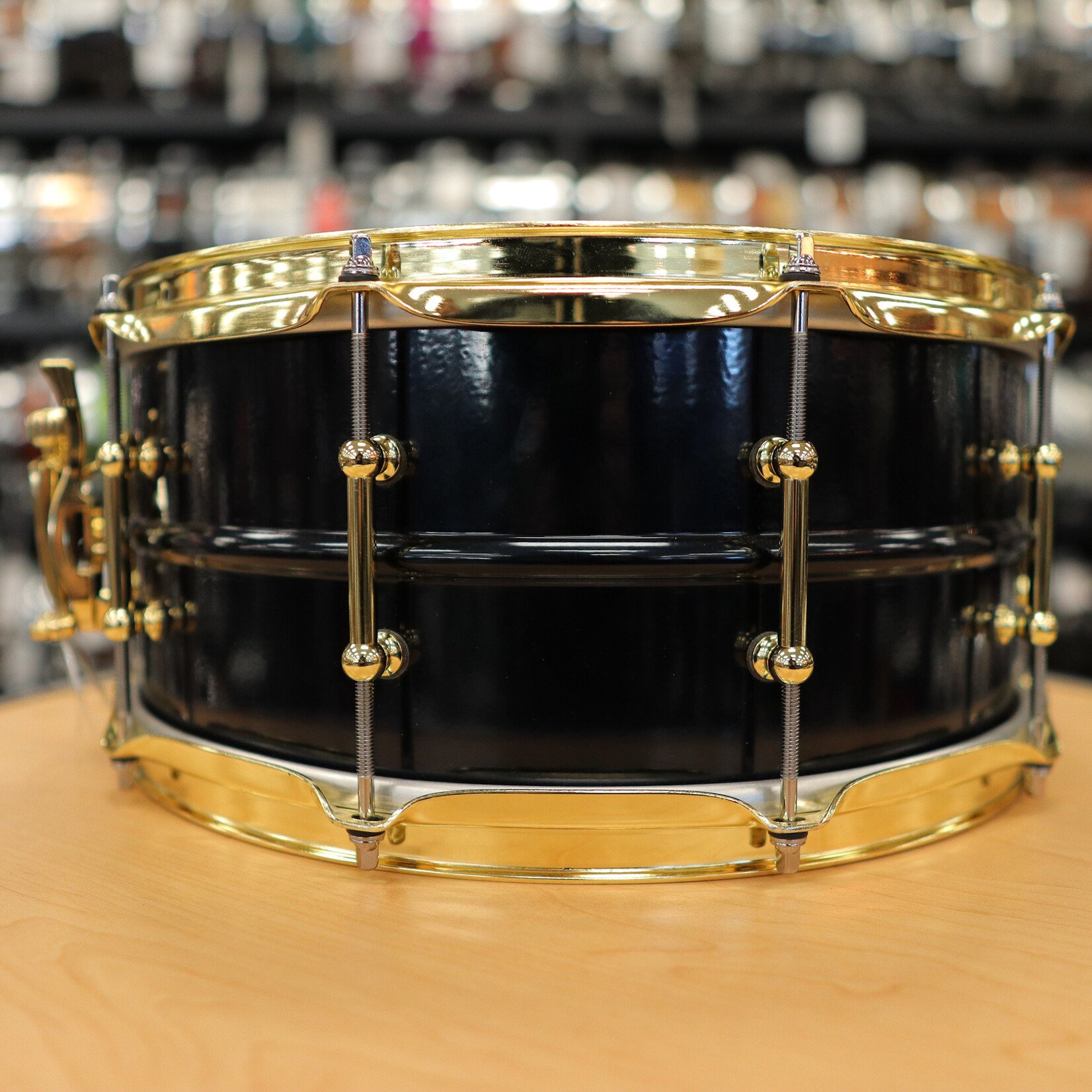 Ludwig Pre-Owned Ludwig BluePhonic 6.5x14" Snare Drum (Midnight Blue Metallic)