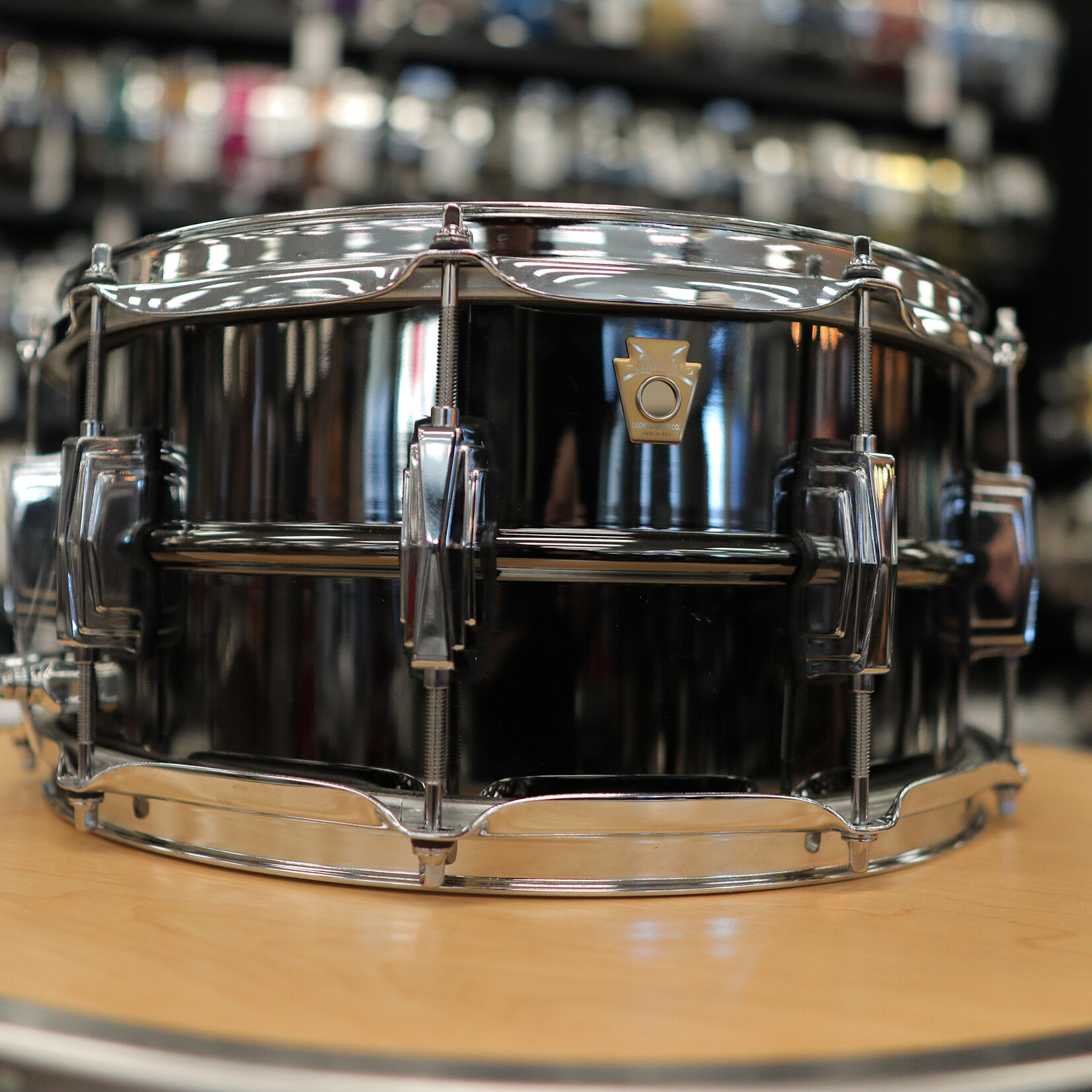 Ludwig Pre-Owned Ludwig 6.5x14" Black Beauty Snare Drum LB417
