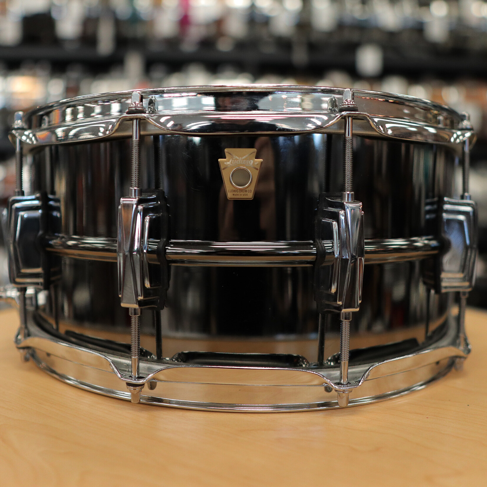 Ludwig Pre-Owned Ludwig 6.5x14" Black Beauty Snare Drum LB417