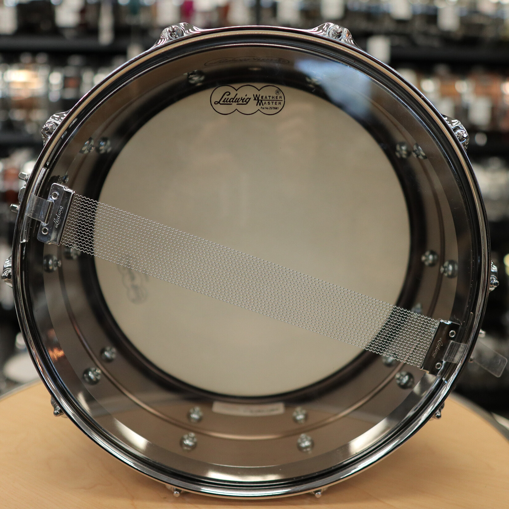 Ludwig Pre-Owned Ludwig 6.5x14" Black Beauty Snare Drum LB417