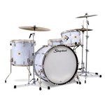 Slingerland Slingerland 4-pc Radio King Shell Pack 24/13/16/6.5x14 (White Marine Pearl w/ Nickel HW)