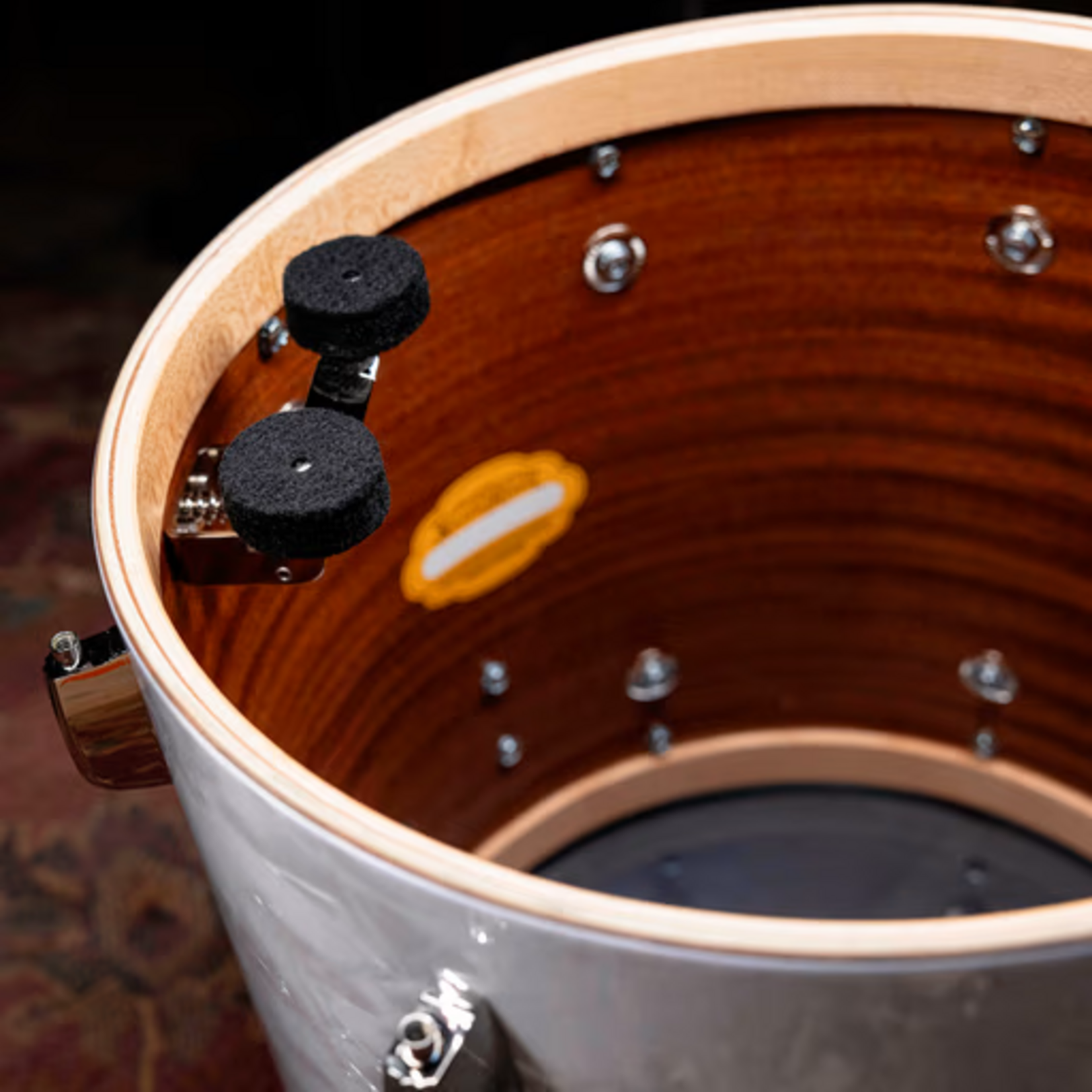 Slingerland Slingerland 4-pc Radio King Shell Pack 24/13/16/6.5x14 (White Marine Pearl w/ Nickel HW)