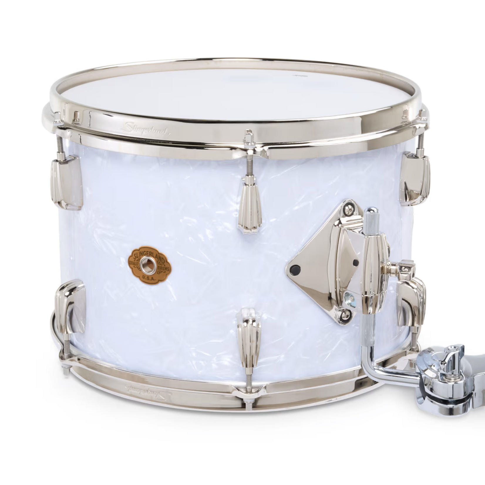 Slingerland Slingerland 4-pc Radio King Shell Pack 24/13/16/6.5x14 (White Marine Pearl w/ Nickel HW)