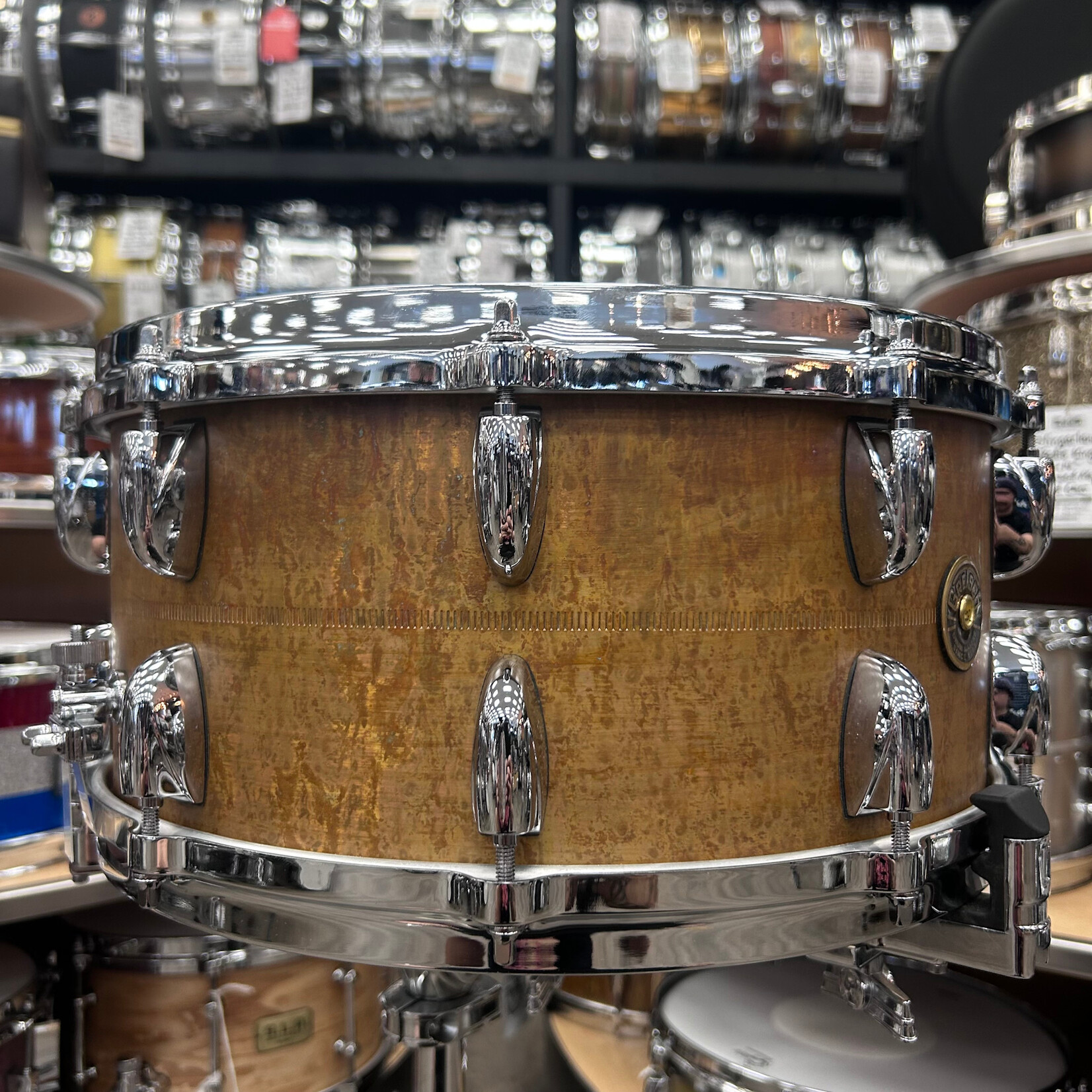 Gretsch Gretsch USA Bronze 6.5 x 14" Snare Drum (Aged Patina) G4169BA