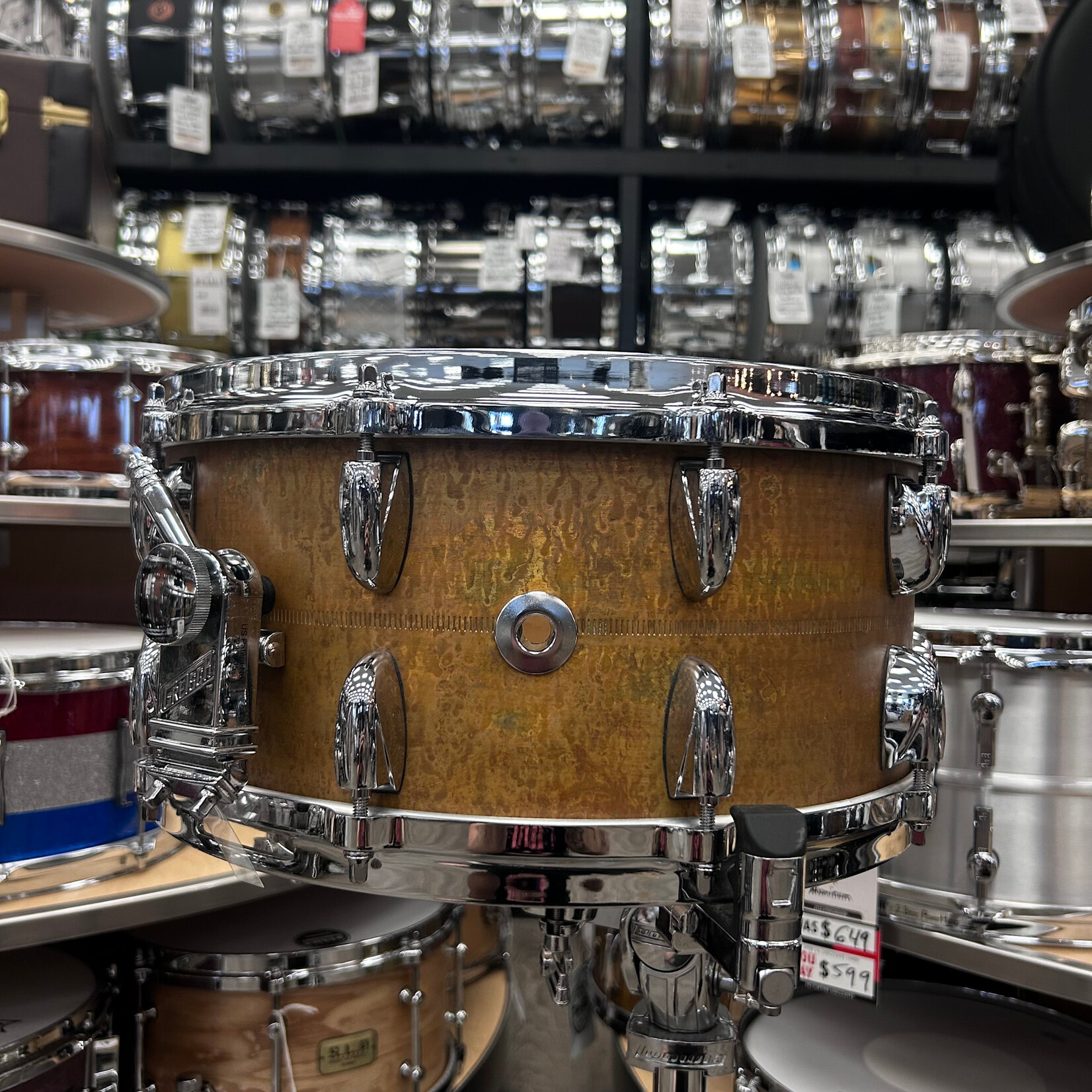 Gretsch Gretsch USA Bronze 6.5 x 14" Snare Drum (Aged Patina) G4169BA