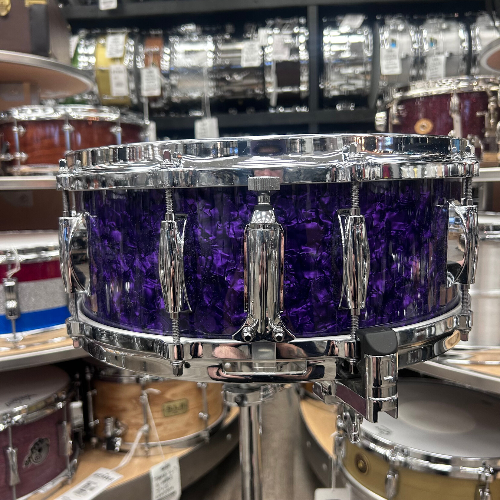 Gretsch Gretsch USA Custom 5.5 x 14" Ridgeland Snare Drum (Purple Marine Pearl)