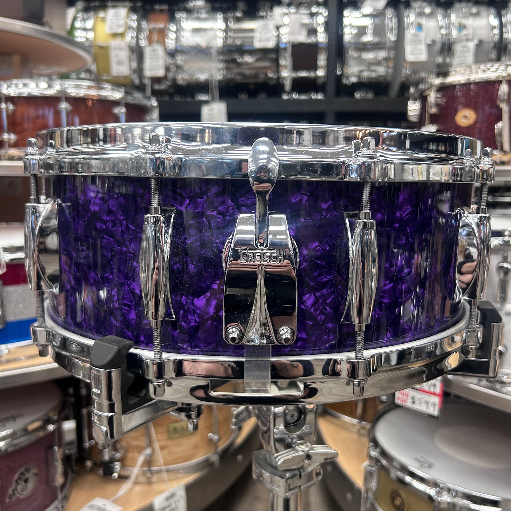 Gretsch Gretsch USA Custom 5.5 x 14" Ridgeland Snare Drum (Purple Marine Pearl)