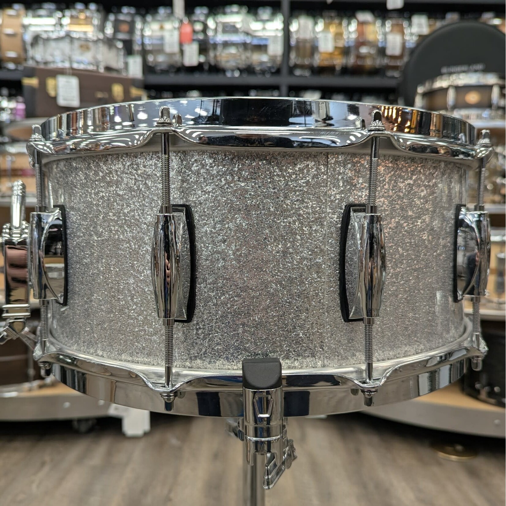 Gretsch Gretsch 6.5 x 14" Brooklyn Snare Drum (Silver Sparkle Nitron)