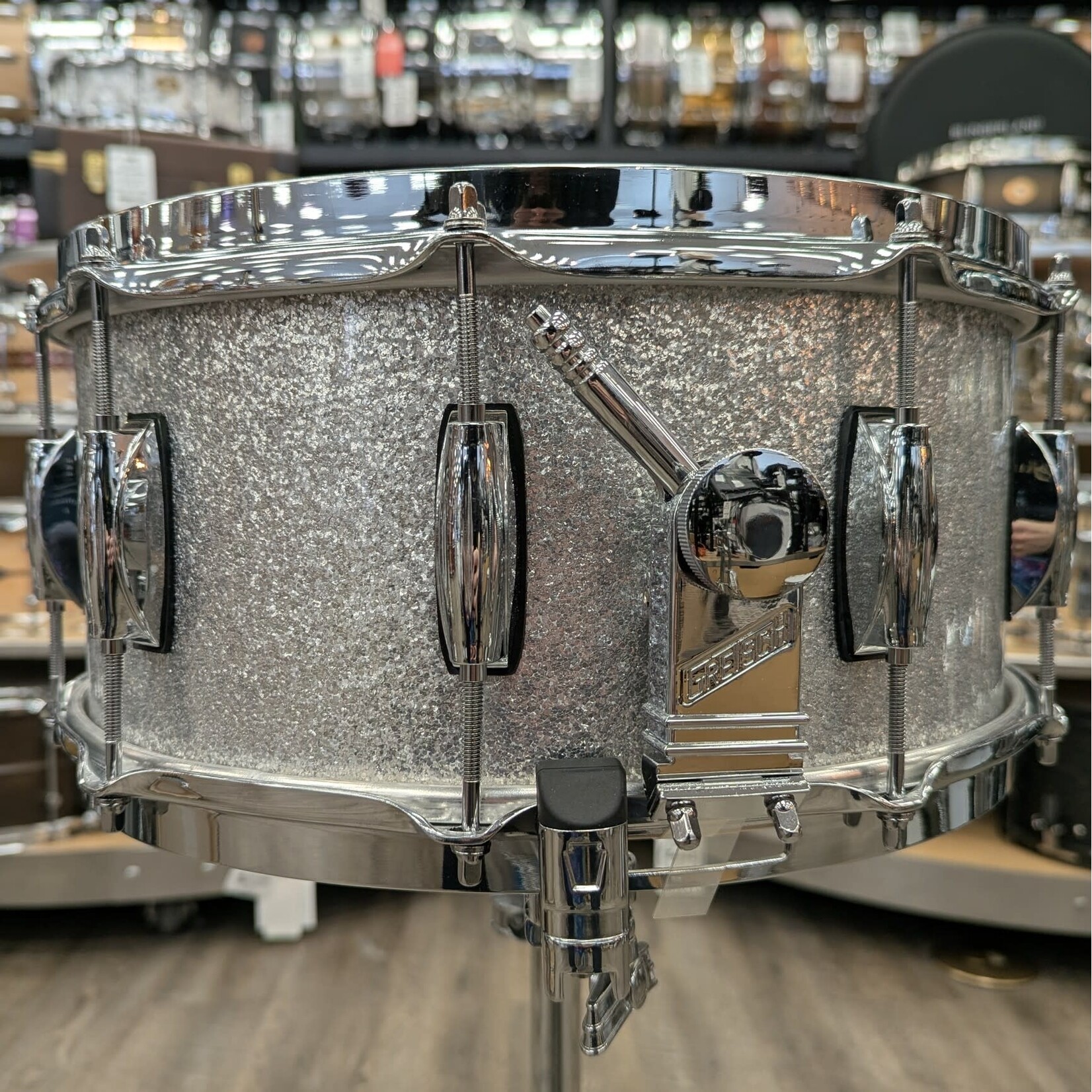 Gretsch Gretsch 6.5 x 14" Brooklyn Snare Drum (Silver Sparkle Nitron)