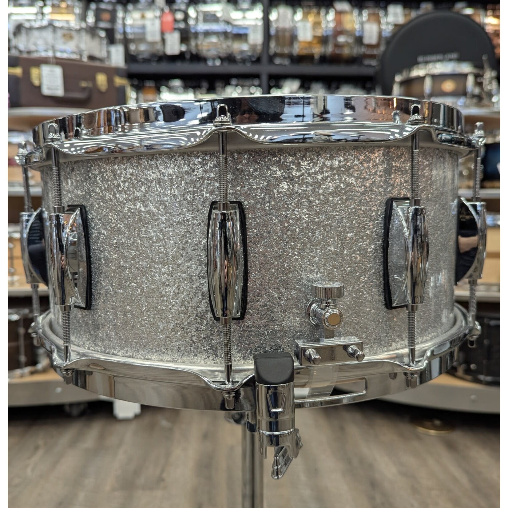 Gretsch Gretsch 6.5 x 14" Brooklyn Snare Drum (Silver Sparkle Nitron)