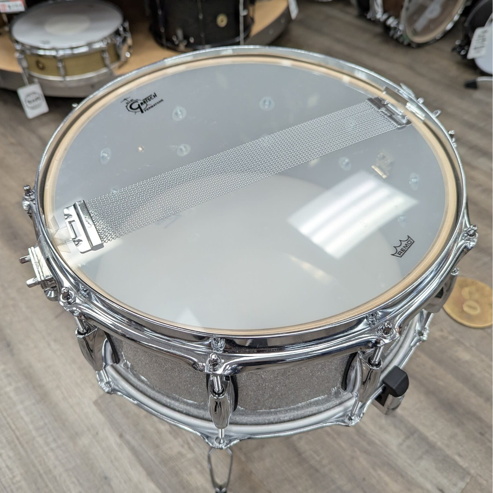 Gretsch Gretsch 6.5 x 14" Brooklyn Snare Drum (Silver Sparkle Nitron)