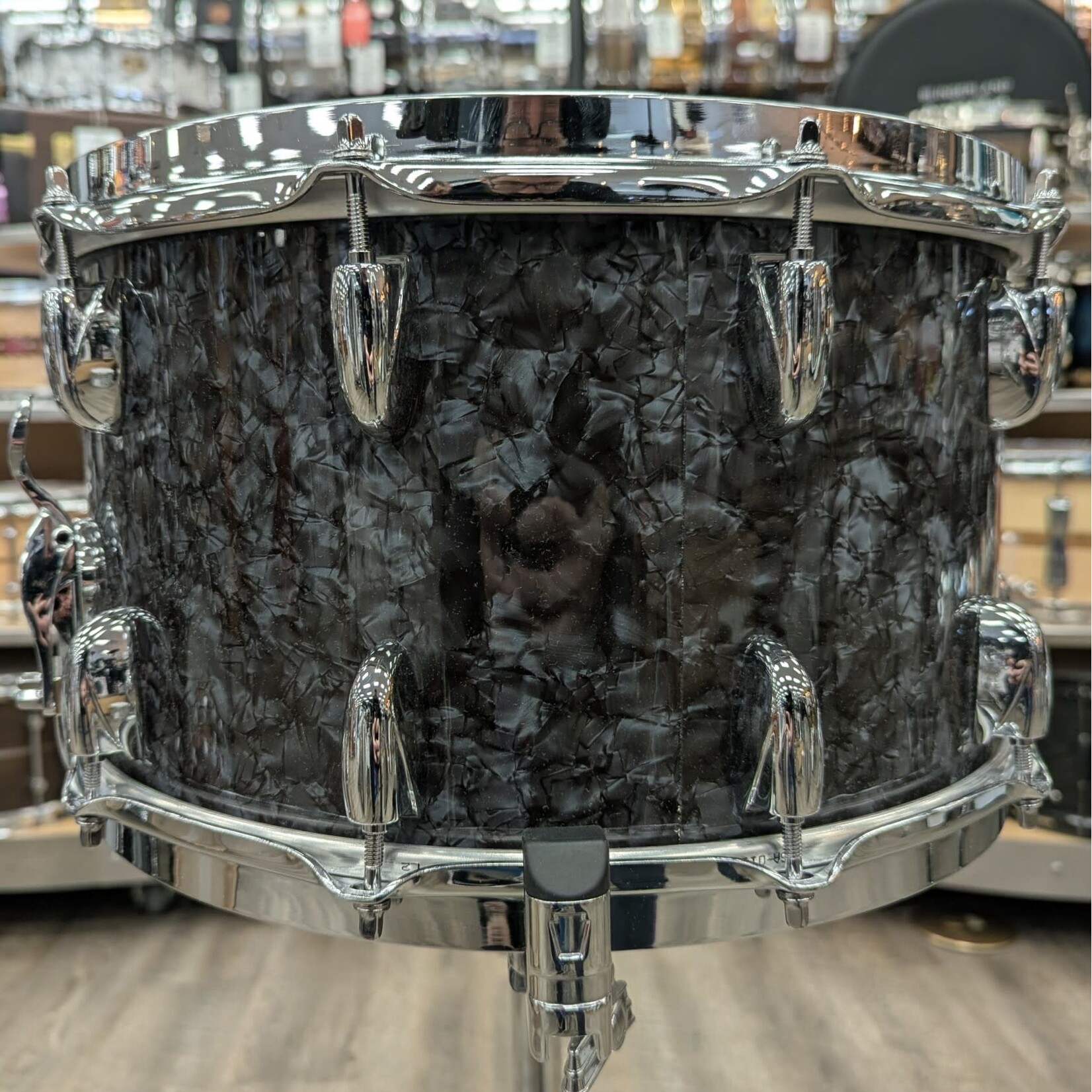 Gretsch Gretsch Broadkaster 8 x 14" Snare Drum (Deep Black Marine Pearl)