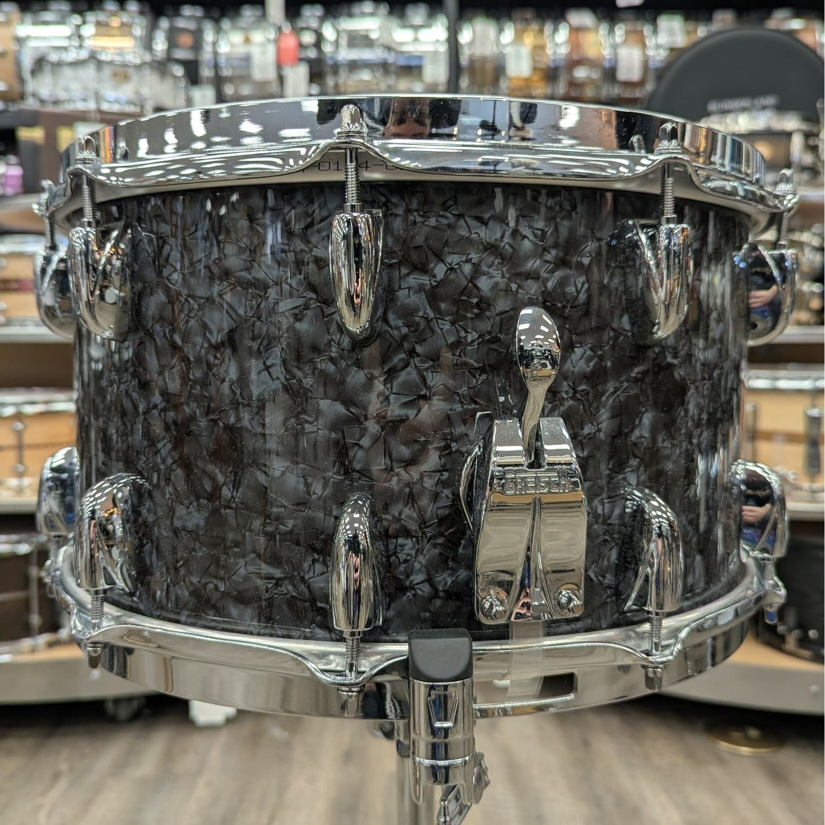 Gretsch Gretsch Broadkaster 8 x 14" Snare Drum (Deep Black Marine Pearl)