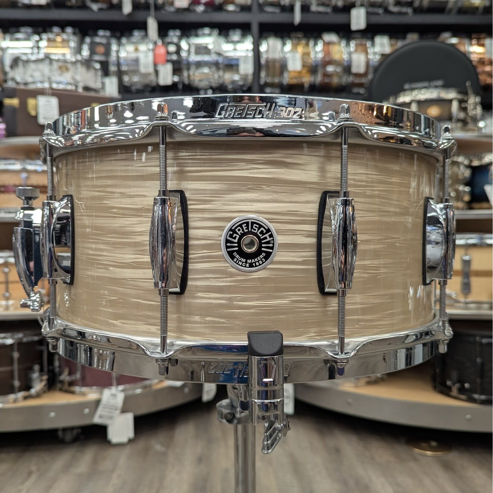 Gretsch Gretsch 6.5 x 14" Brooklyn Snare Drum (Creme Oyster Nitron)