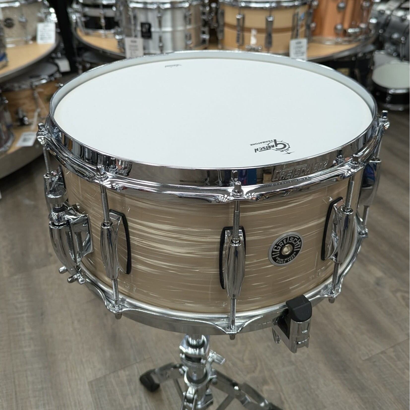 Gretsch Gretsch 6.5 x 14" Brooklyn Snare Drum (Creme Oyster Nitron)