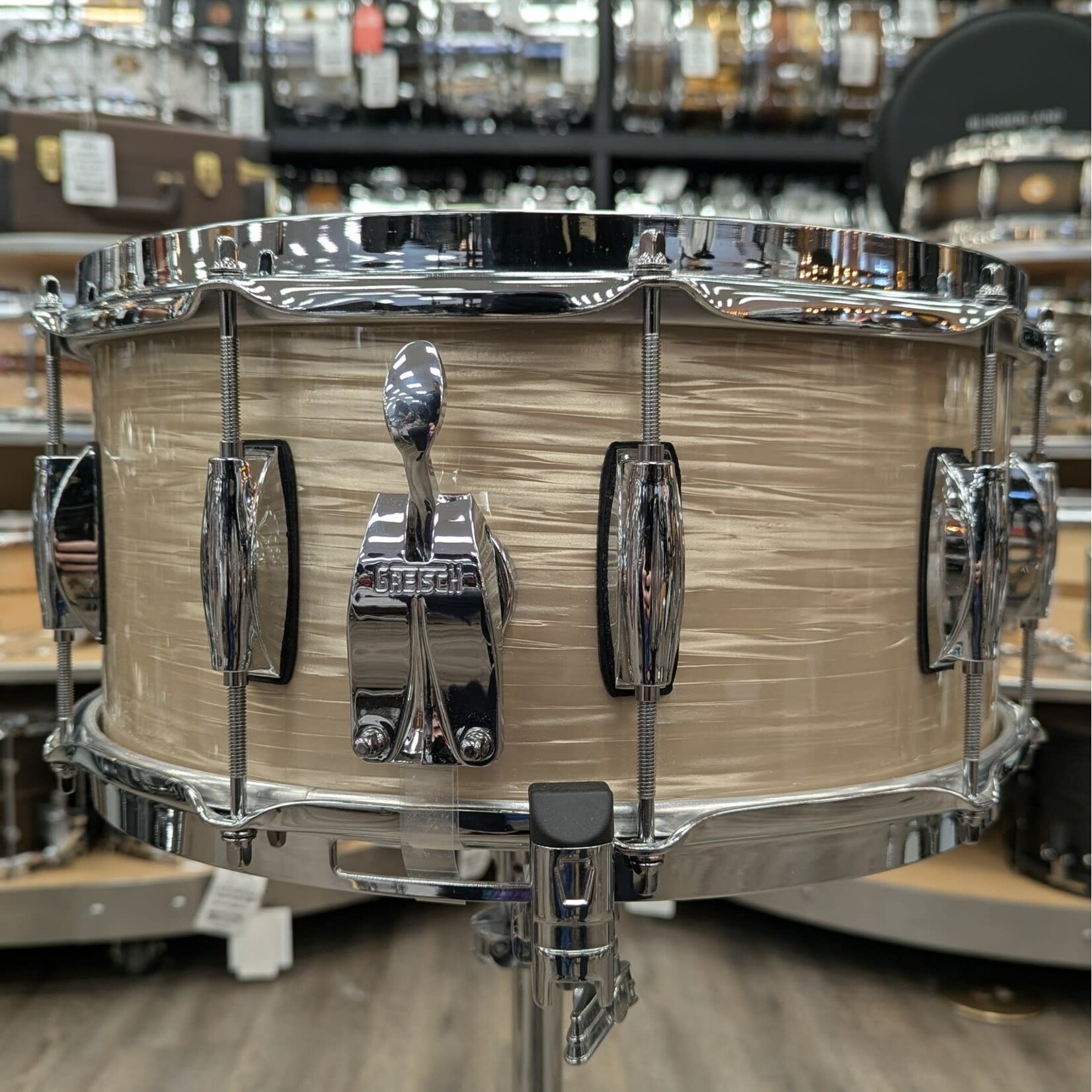 Gretsch Gretsch 6.5 x 14" Brooklyn Snare Drum (Creme Oyster Nitron)