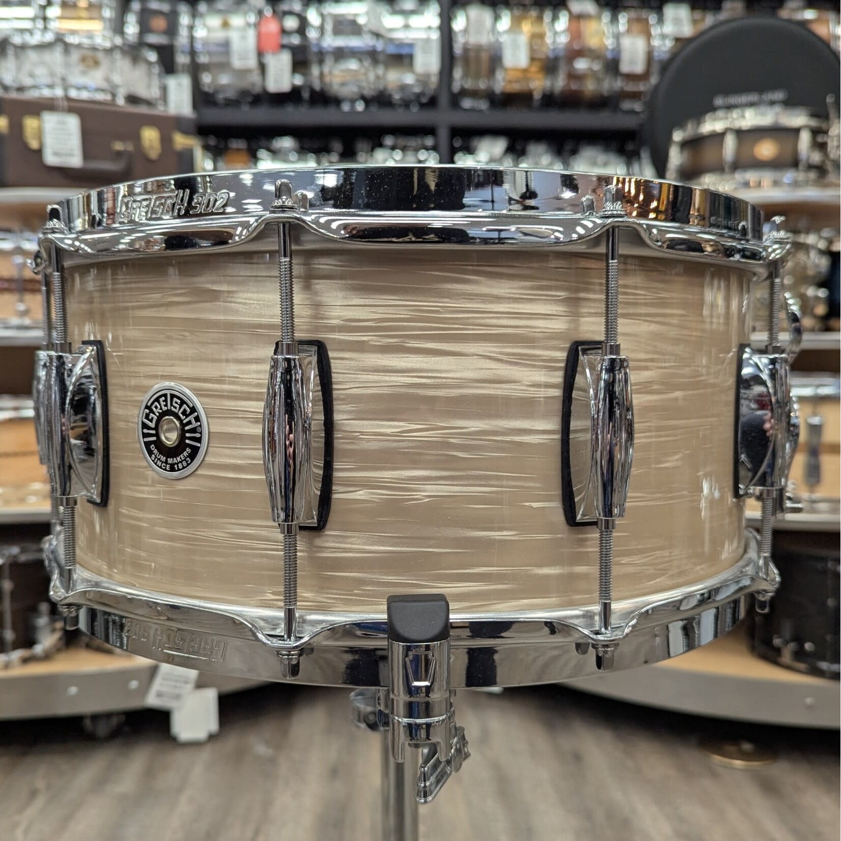 Gretsch Gretsch 6.5 x 14" Brooklyn Snare Drum (Creme Oyster Nitron)
