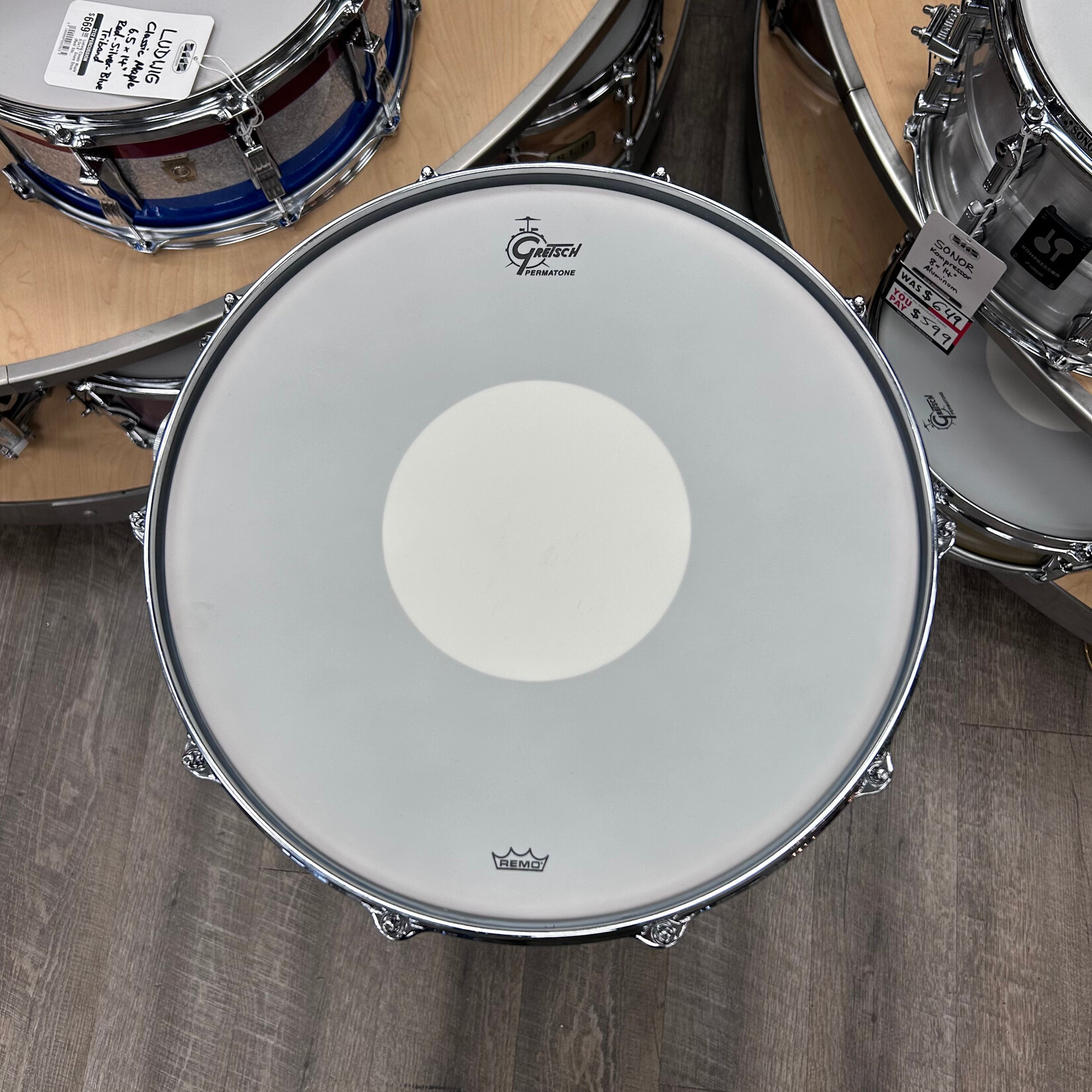 Gretsch Gretsch USA Bronze 6.5 x 14" Snare Drum (Aged Patina) G4169BA