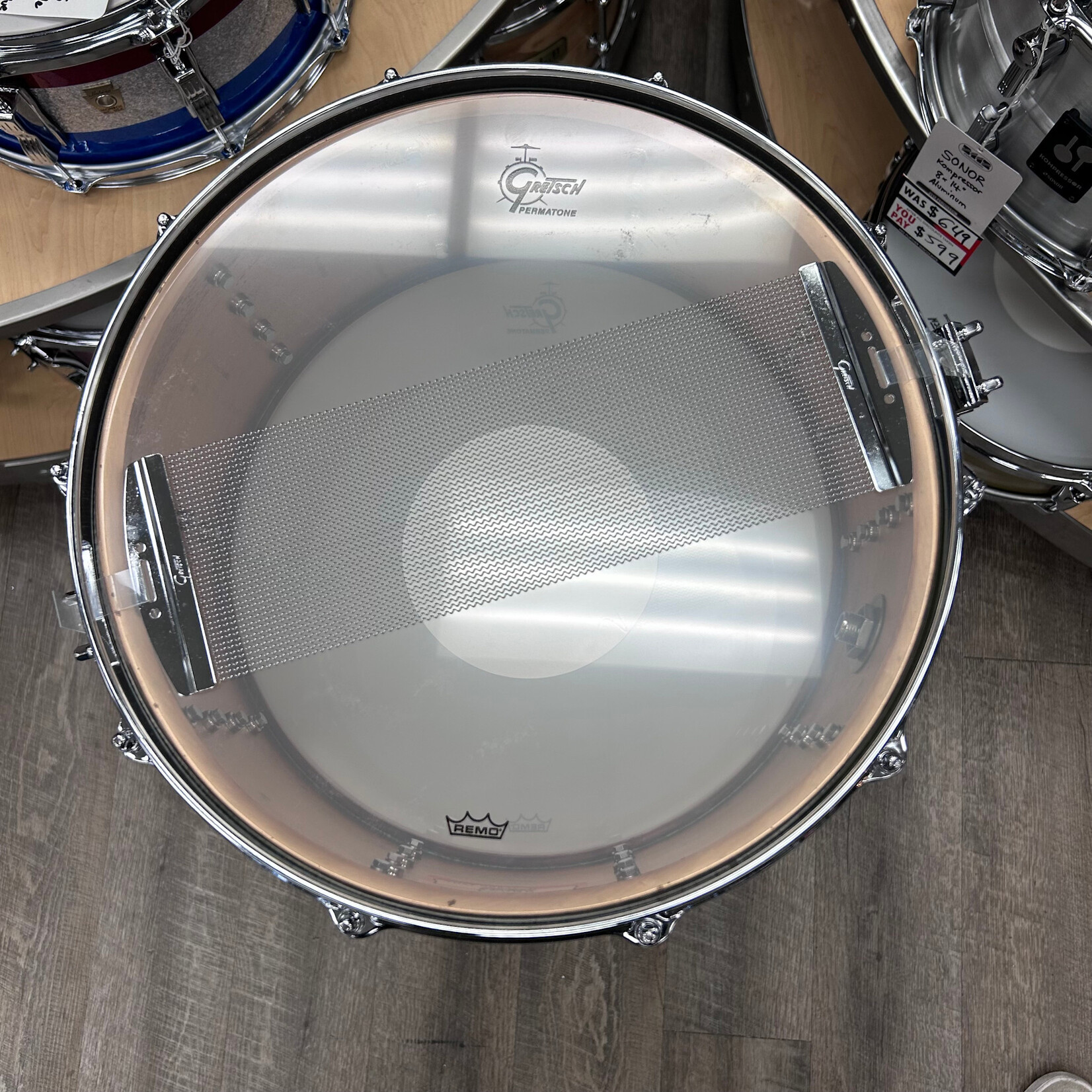 Gretsch Gretsch USA Bronze 6.5 x 14" Snare Drum (Aged Patina) G4169BA