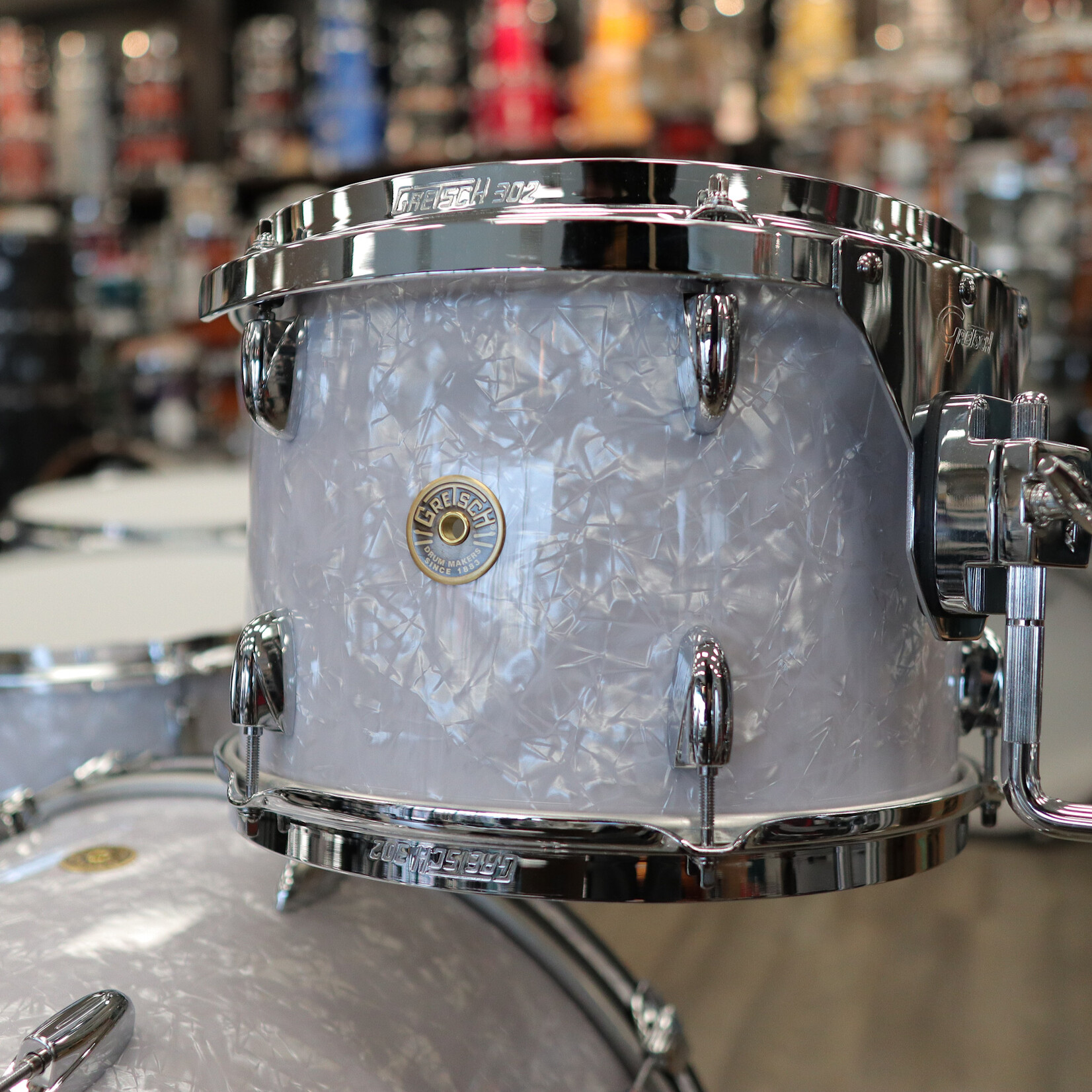 Gretsch Gretsch Broadkaster 5-Piece Shell Pack 24/13/16/18/6.5x14 (White Marine Pearl)