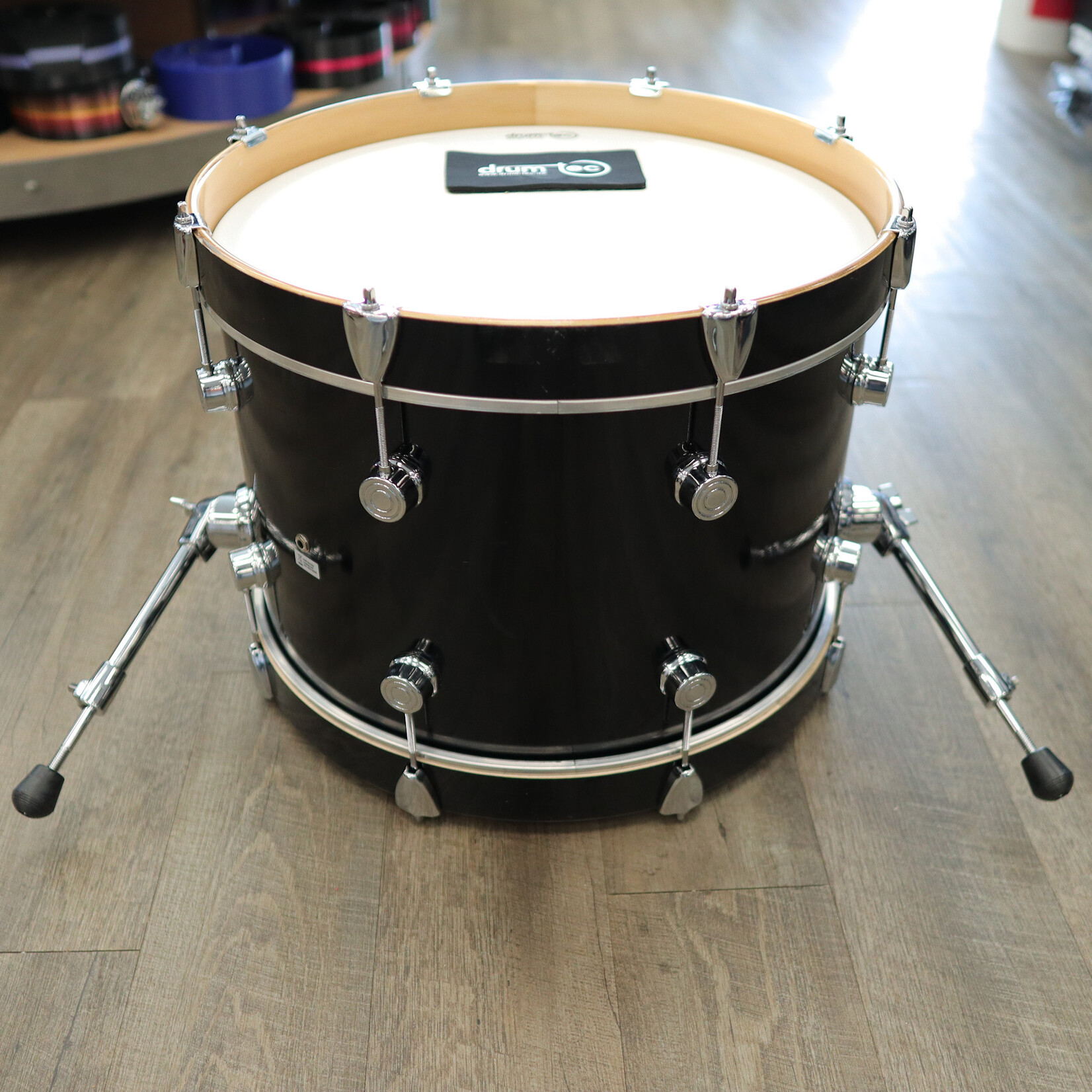 drum-tec Pre-Owned Drum-Tec Diabolo 12x18" Bass Drum Trigger (Piano Black)