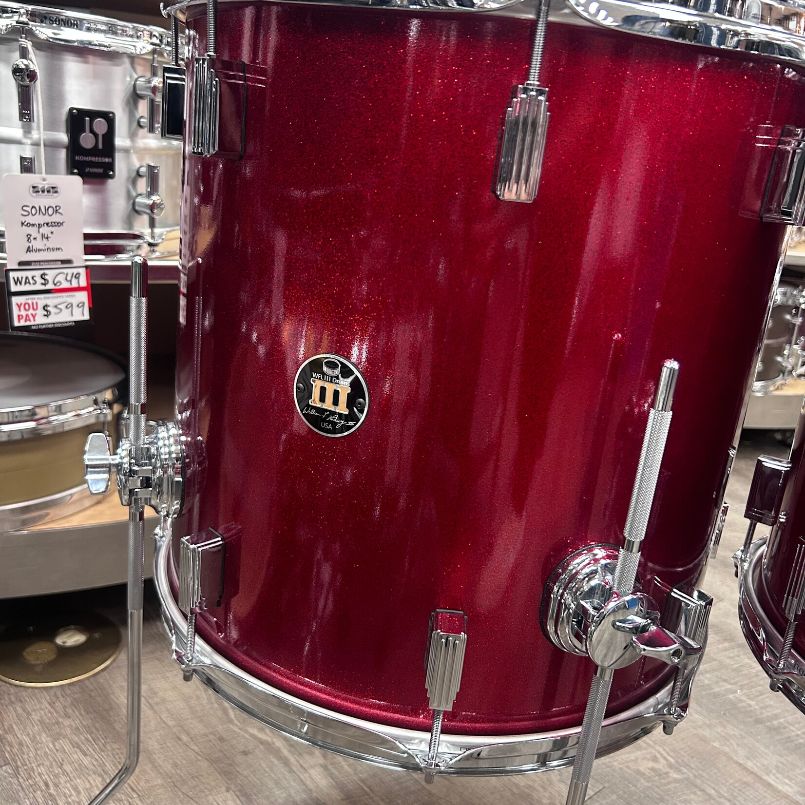 WFL Pre-Owned WFL III Shell Pack 12/14/16/26 (Red Sparkle)