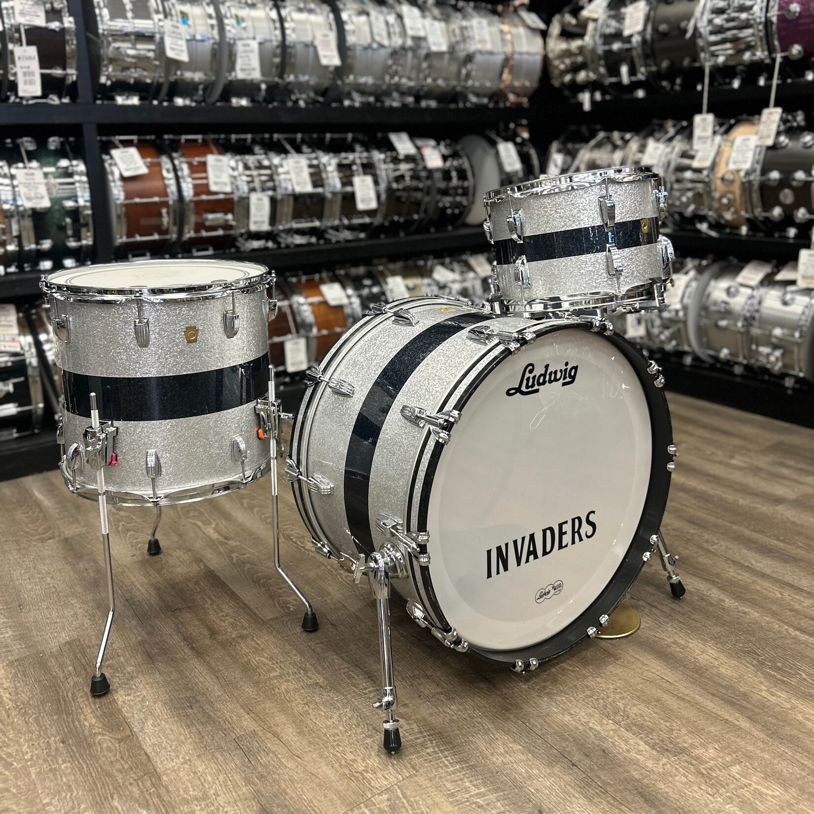 Pre-Owned "Dino Danelli inspired” Ludwig 3pcs shell pack 13/15/22