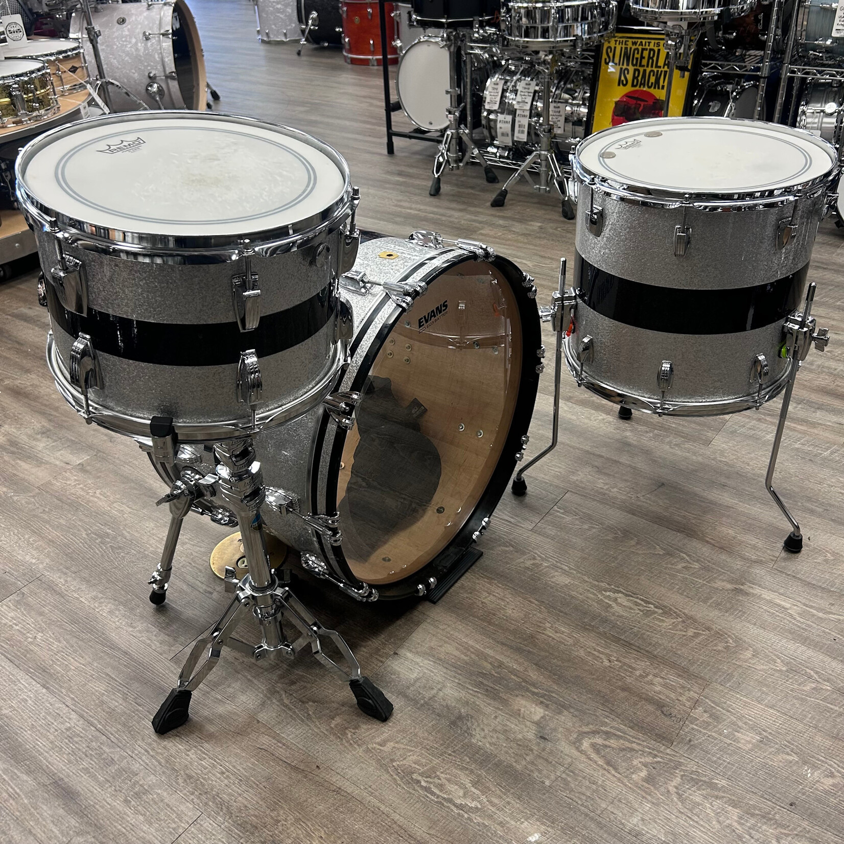 Pre-Owned "Dino Danelli inspired” Ludwig 3pcs shell pack 13/15/22