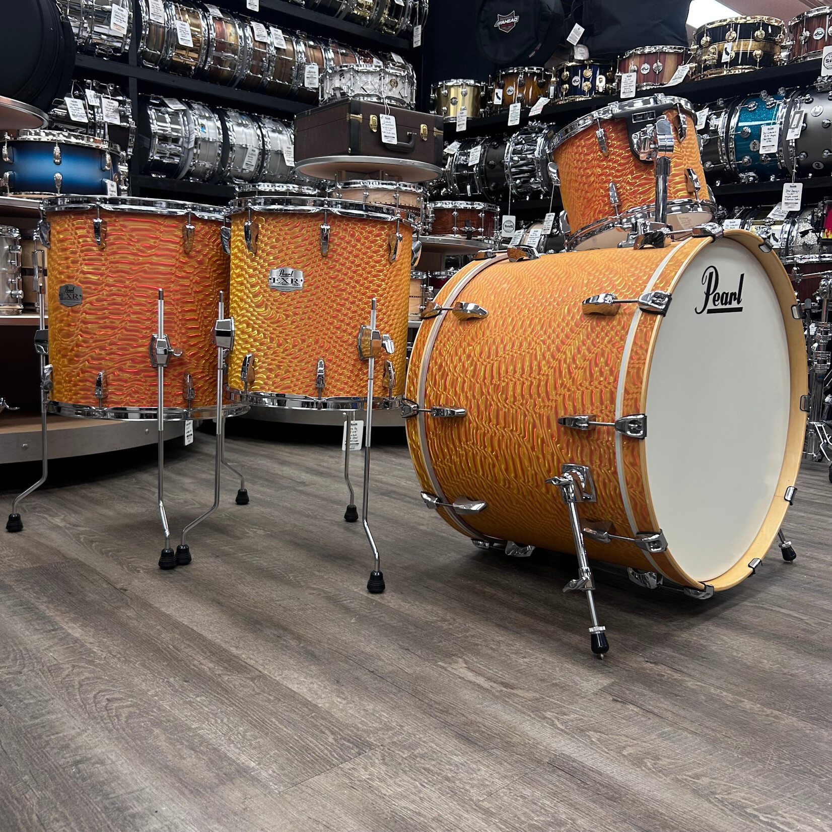 Pearl Used Pearl EXR Export Ltd. Edition Chad Smith  4Pc Shell pack 12/14/16/24