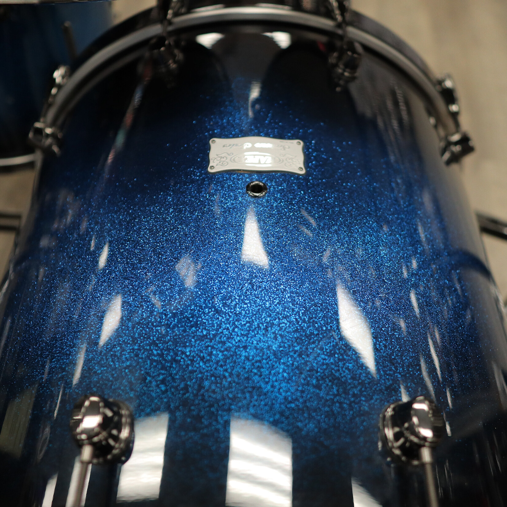 Mapex Pre-Owned Mapex Saturn III 7-Piece Shell Pack 8/10/12/14/16/22/5.5x14 (Blue Galaxy Sparkle Burst)