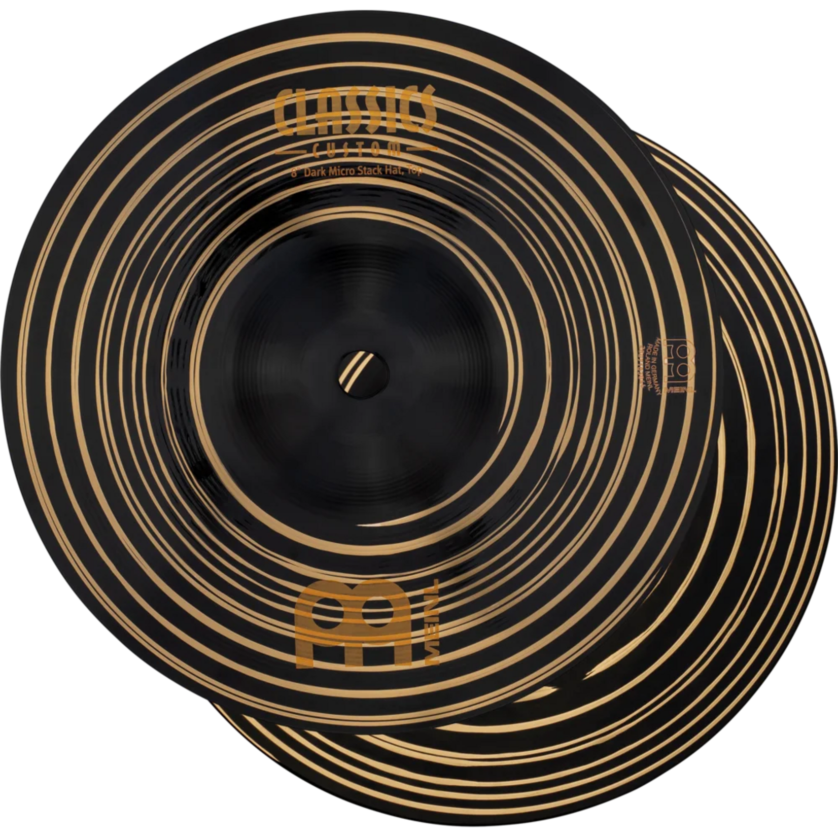 Meinl Meinl Classics Custom Dark 8" Micro Stack Hats CC8DAH