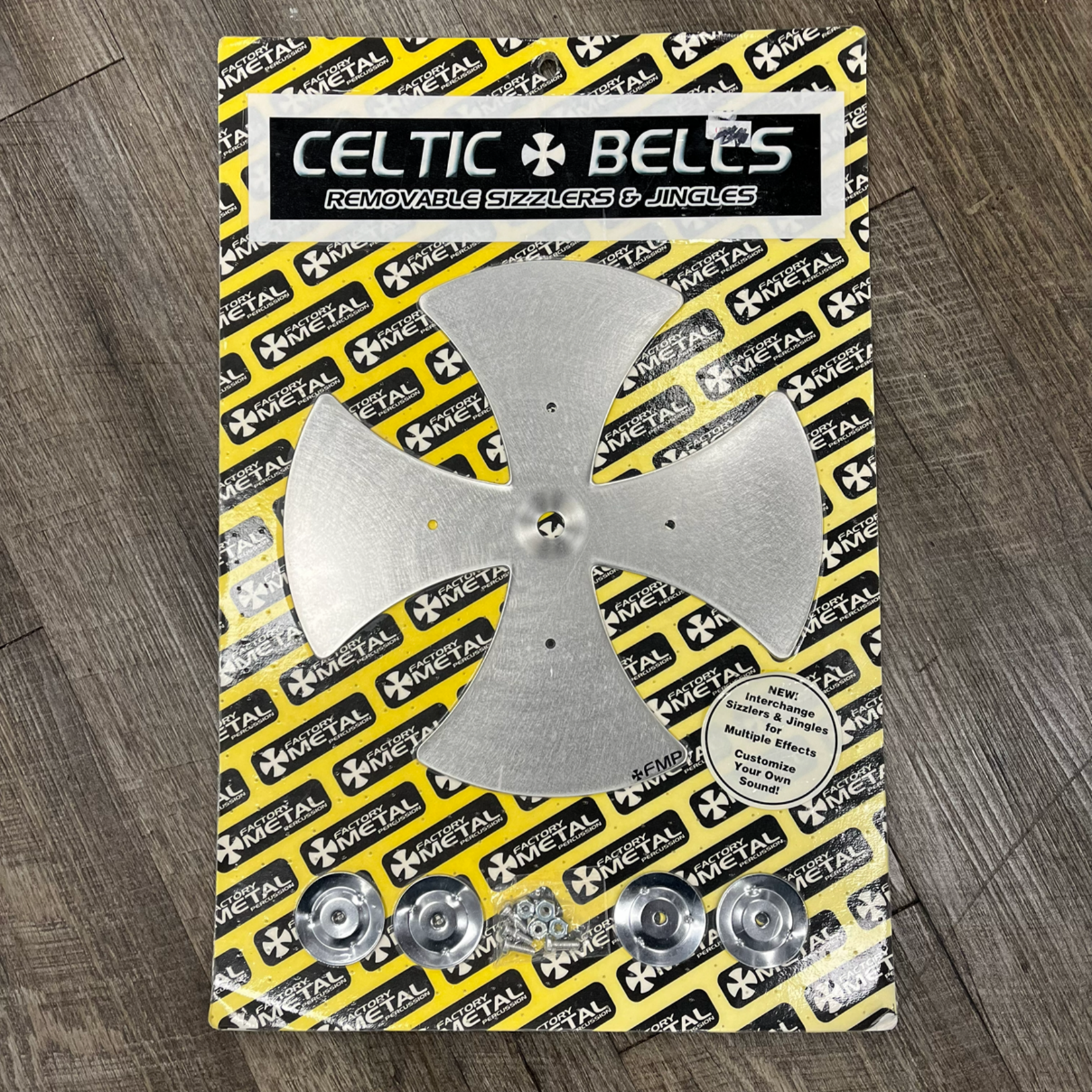 Factory Metal Celtic Bells w/ Removable Sizzlers & Jingles