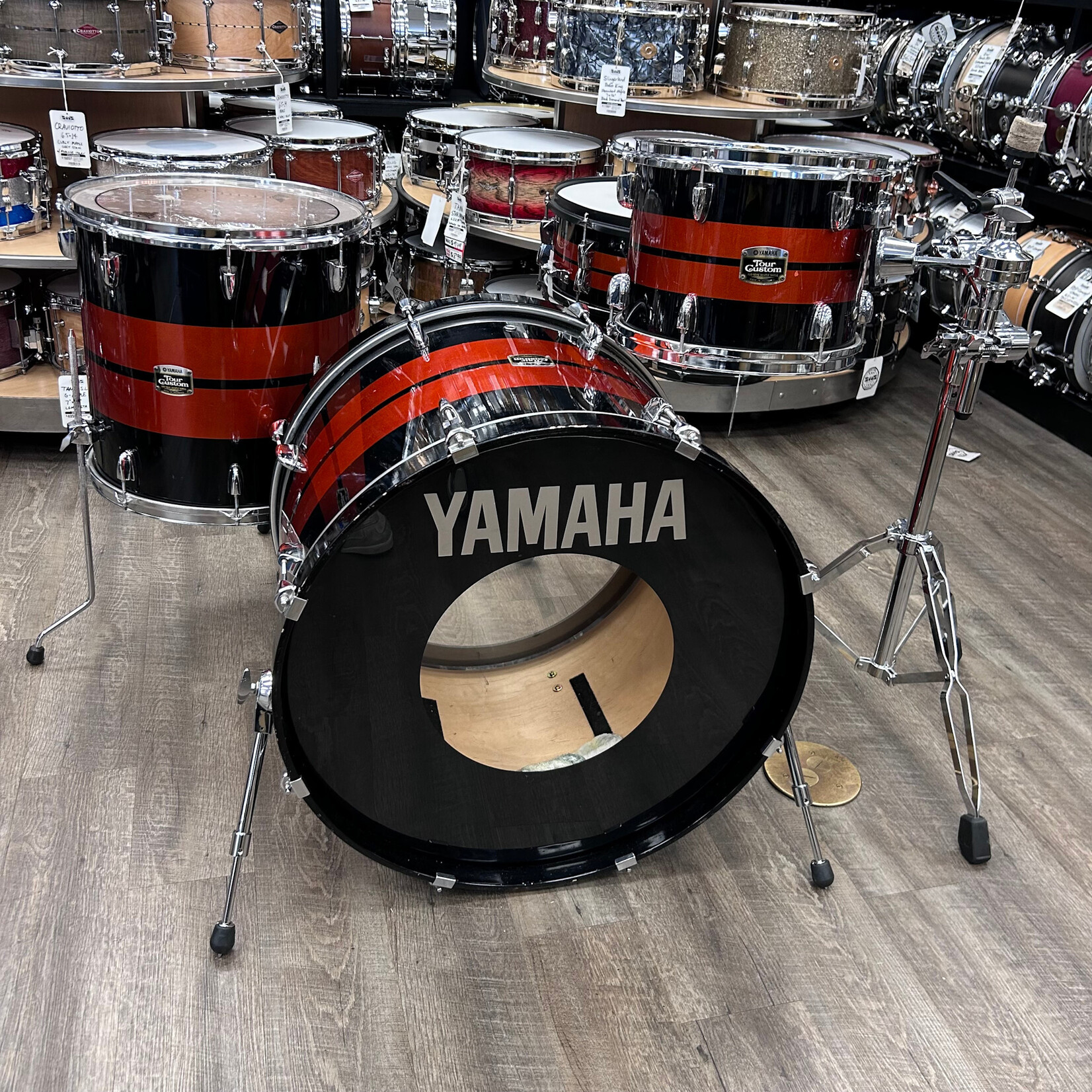 YAMAHA Used Yamaha Tour Custom Moto-X shell pack 12/16/24/14sn